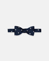 Made-in-UK Navy Griffin Navy Club Bow Tie