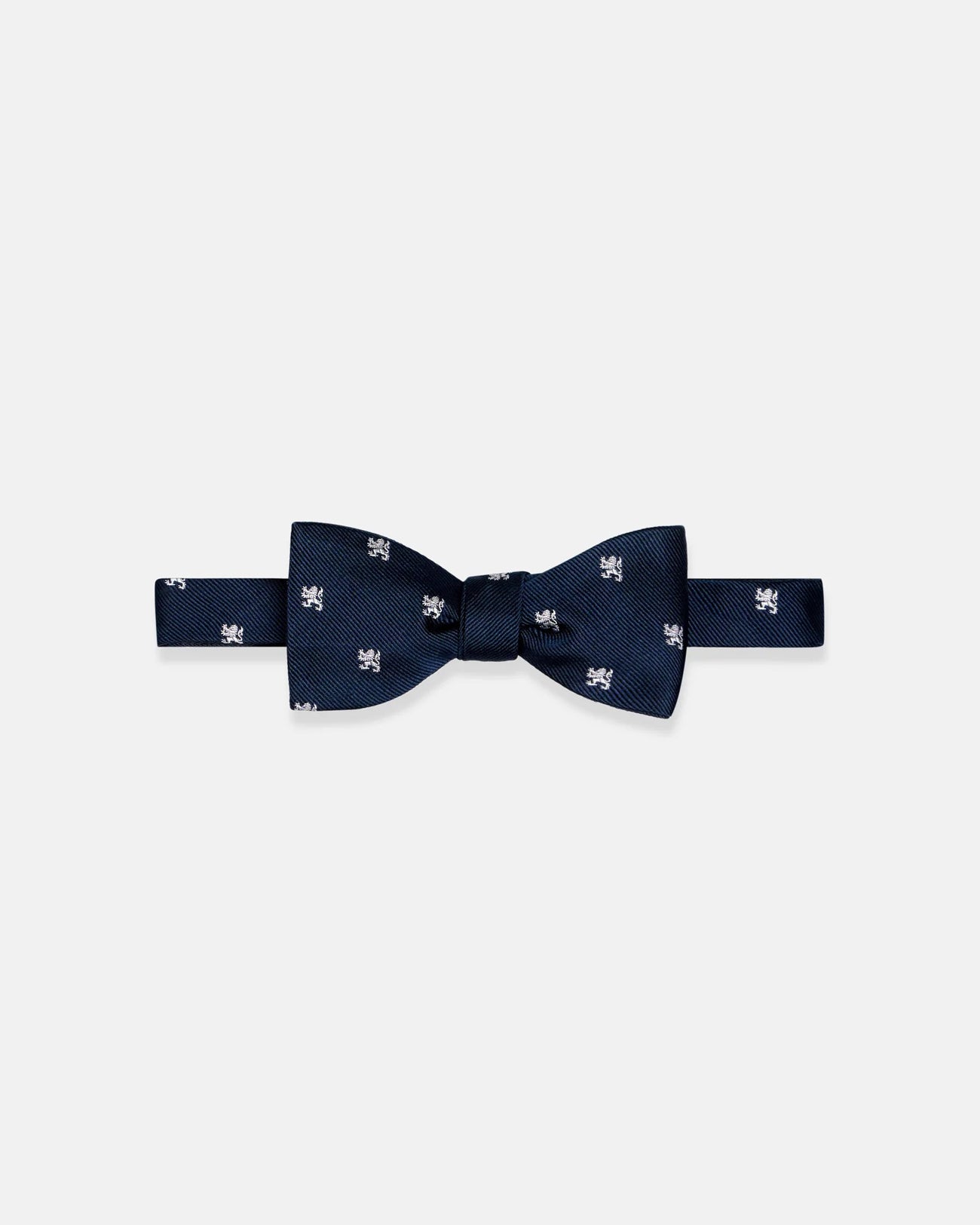 Made-in-UK Navy Griffin Navy Club Bow Tie