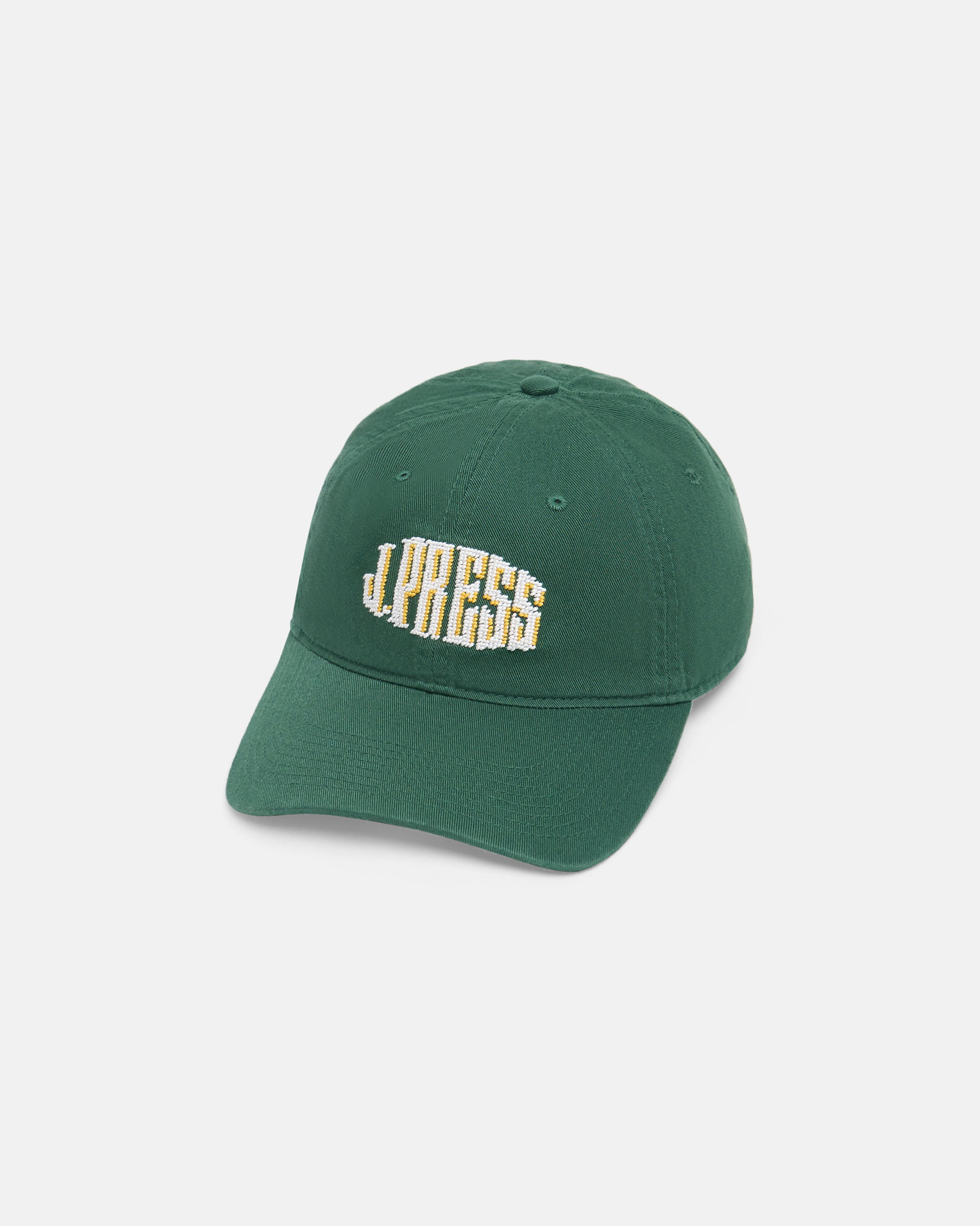 J.Press Needlepoint Hat - Hunter | J.PRESS