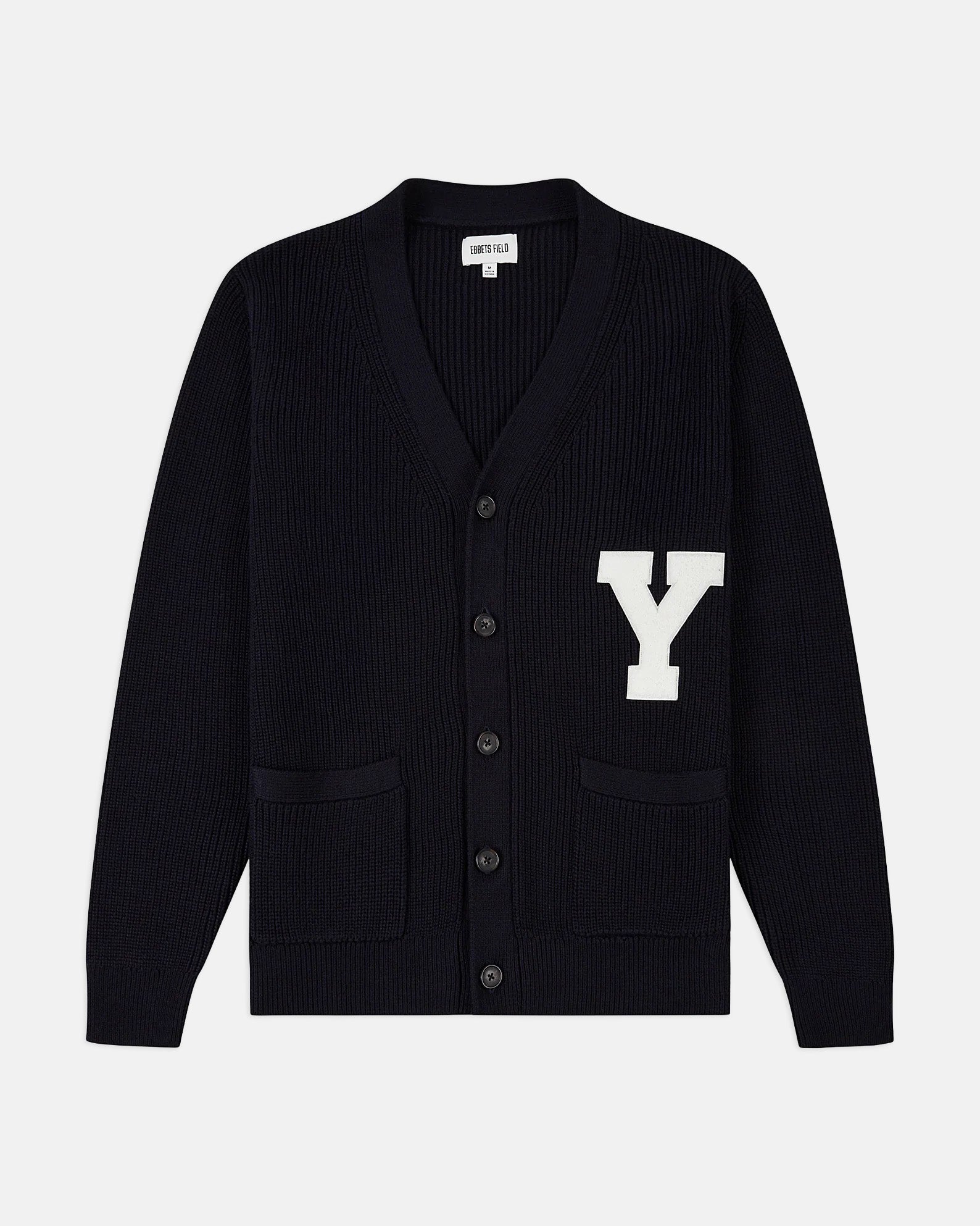 Yale Varsity Cotton Cardigan Sweater