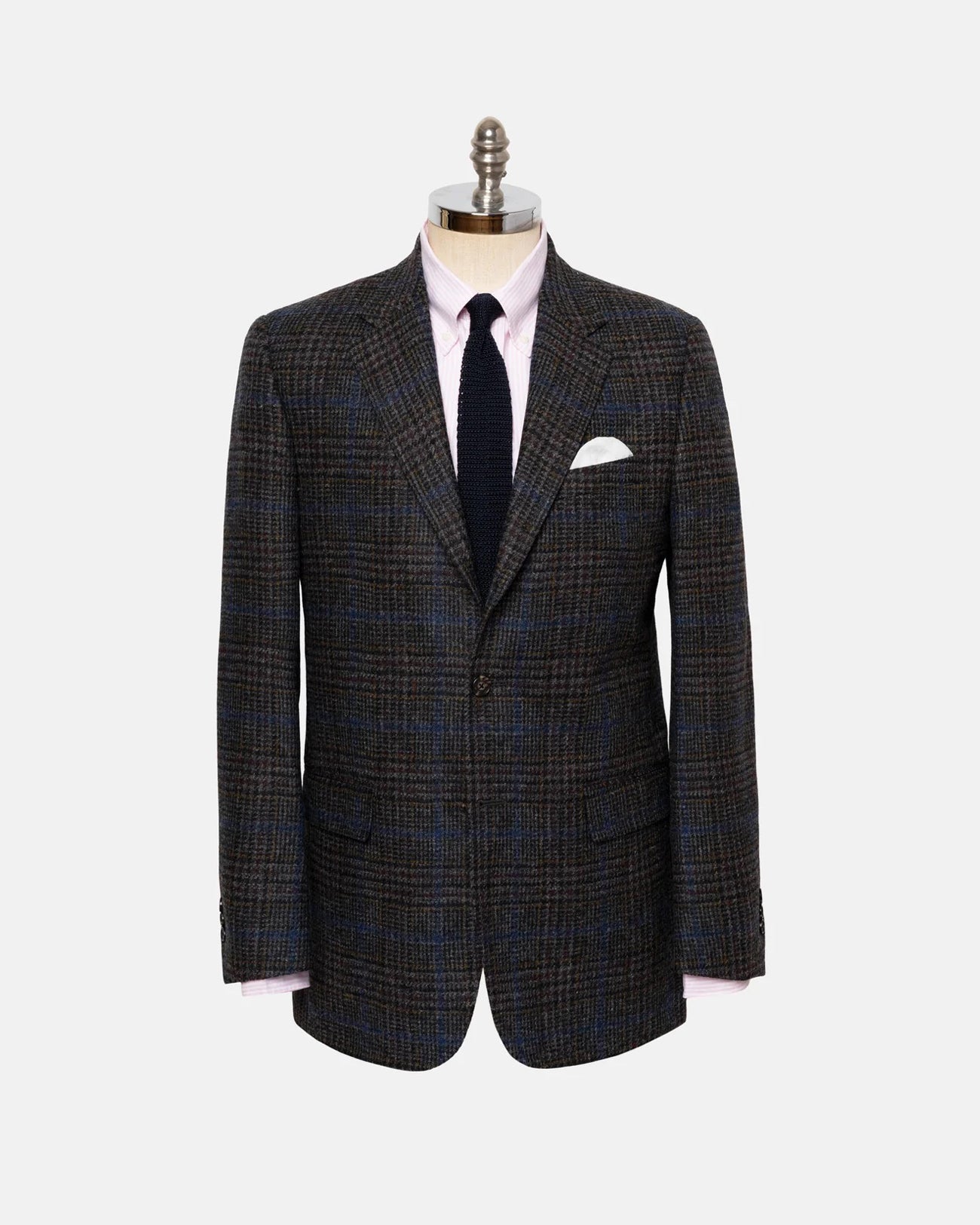 Made-in-Canada Grey Marl Plaid Sport Coat