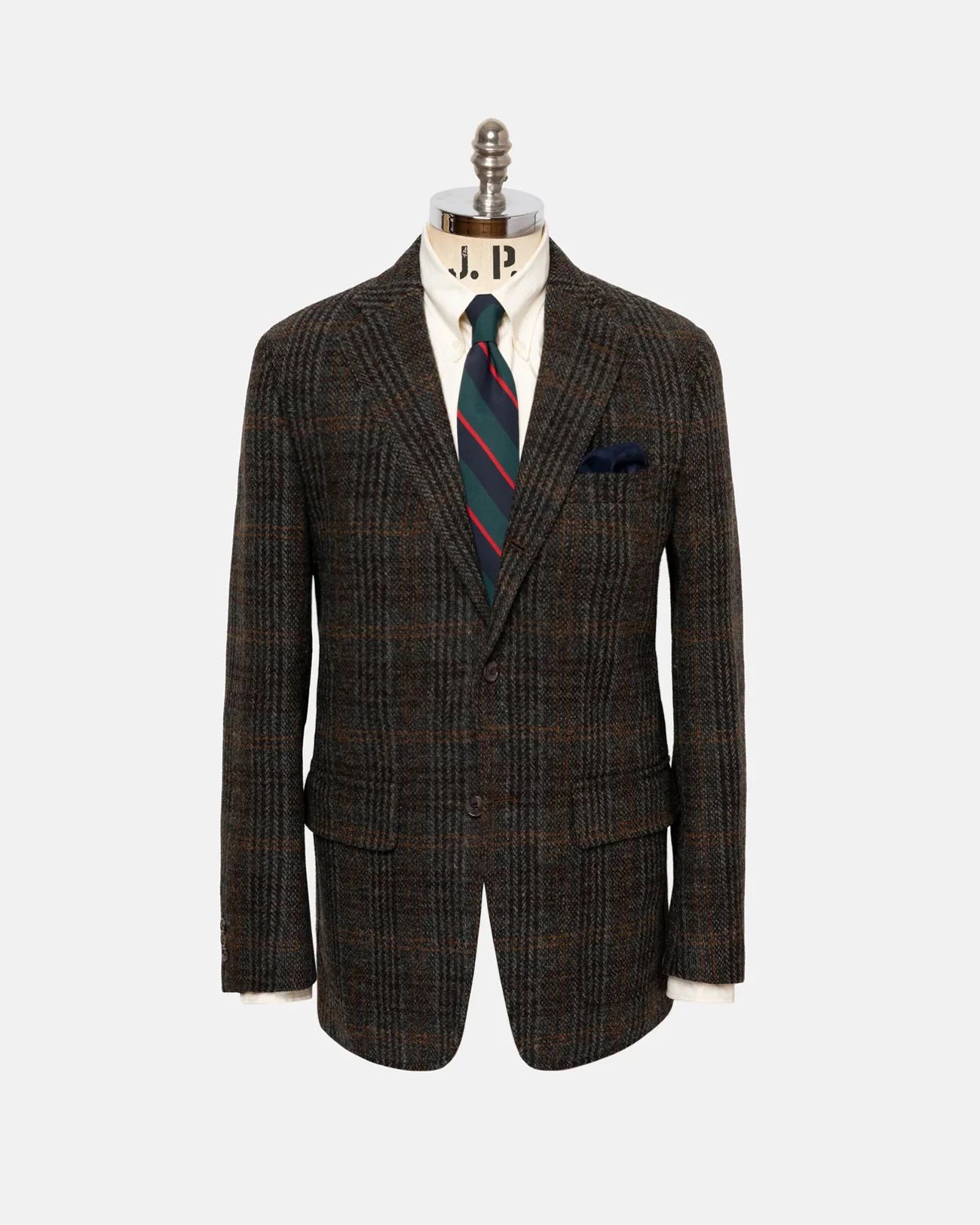 t*n様 J.PRESS× HARRIS TWEED テーラードジャケット M Olive Plaid Harris Tweed Sport Coat | J. PRESS