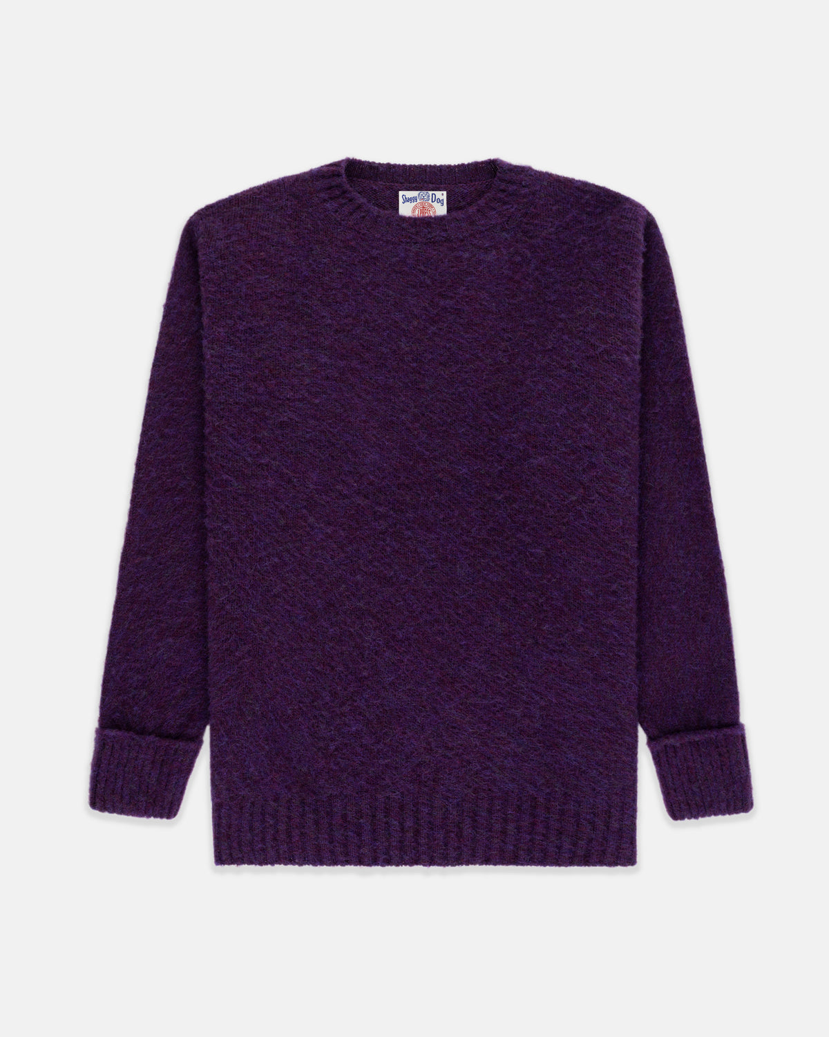 Shaggy Dog Sweater Purple - Classic Fit | Men