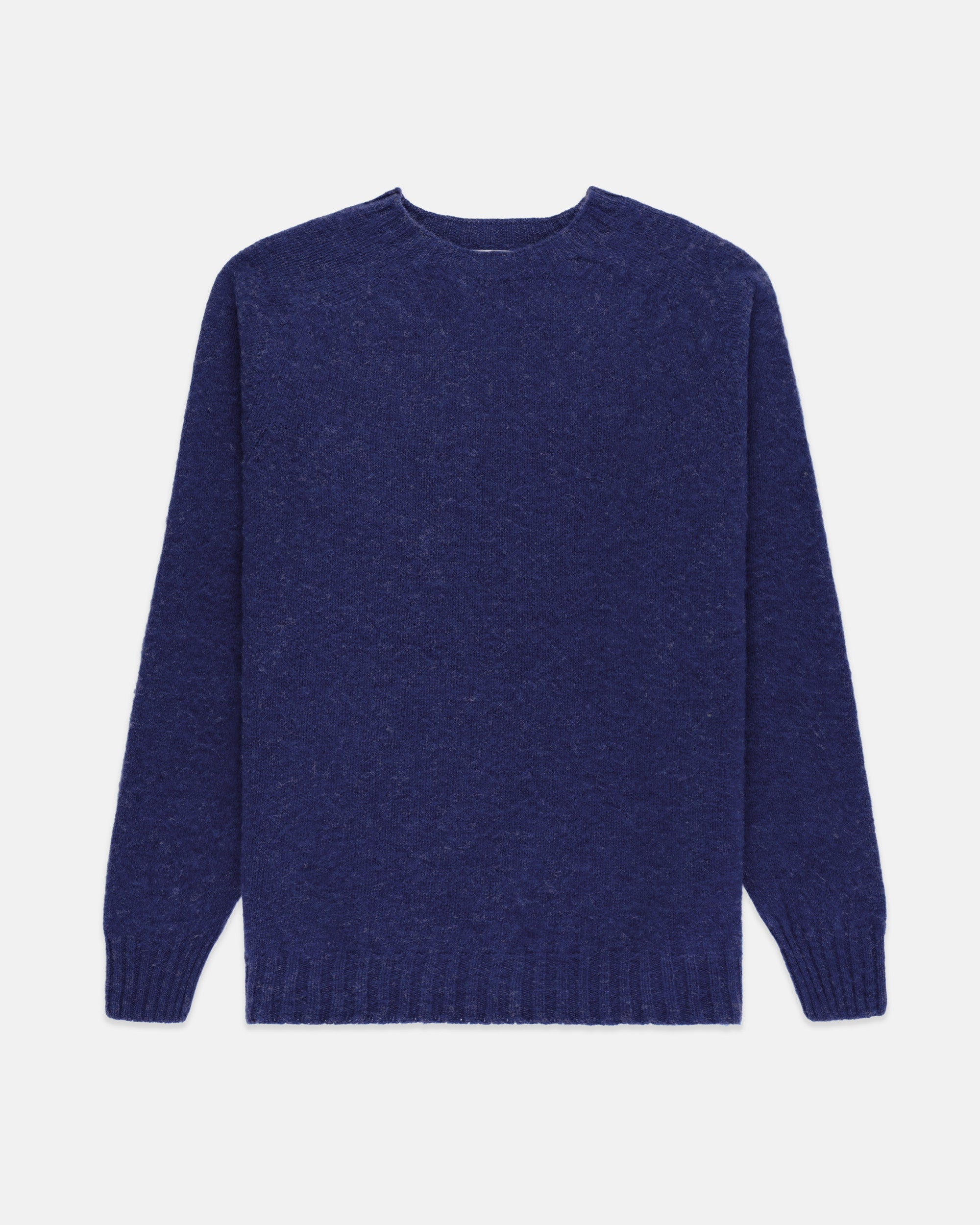 Shaggy Dog Sweater Dark Blue - Trim Fit | Men's Sweaters - J. Press