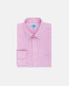 Solid Pink Linen Sport Shirt - Classic Fit