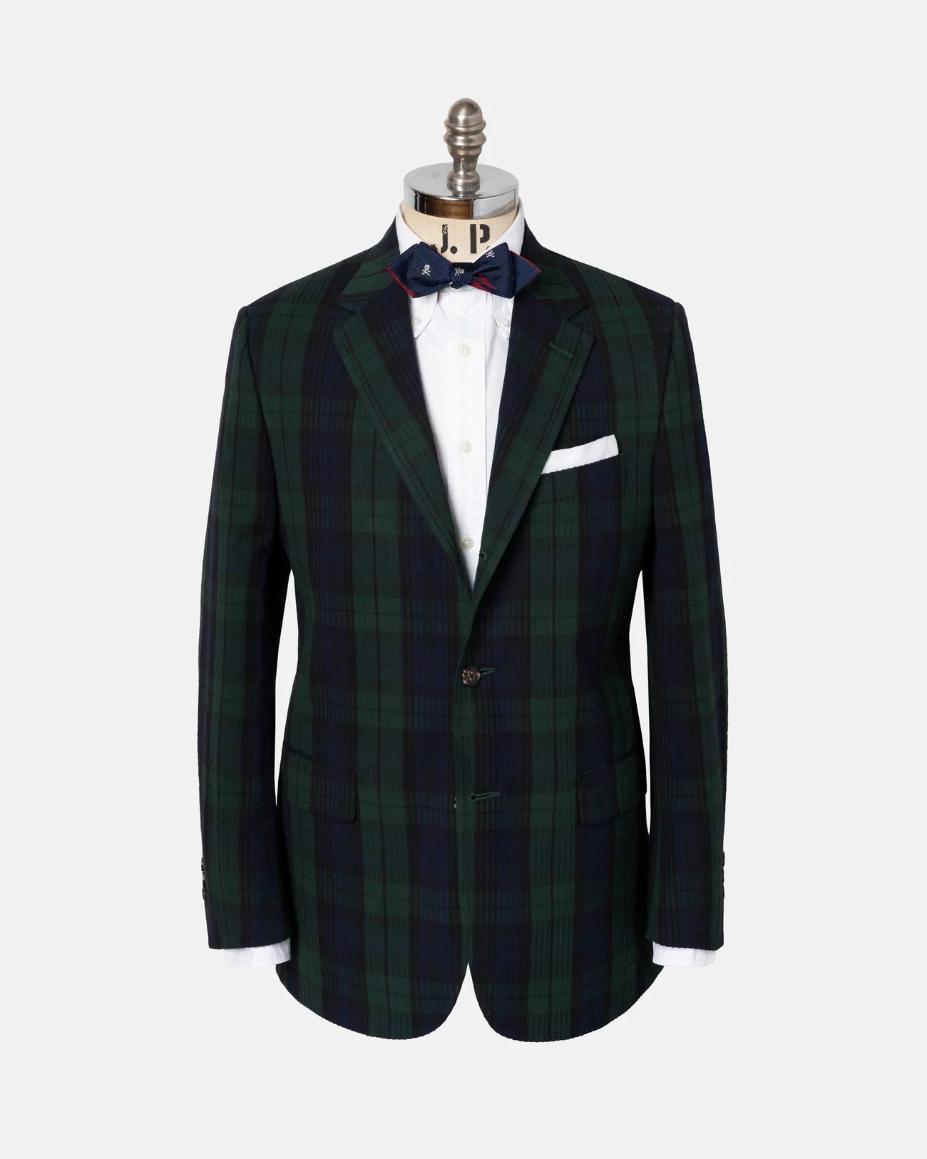 Made-in-Canada Blackwatch Tartan Seersucker Sport Coat
