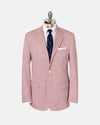 Made-in-Canada Red Cotton Chambray Sport Coat