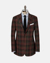 Made-in-Canada Rust & Burgundy Overdyed Authentic Madras Sport Coat