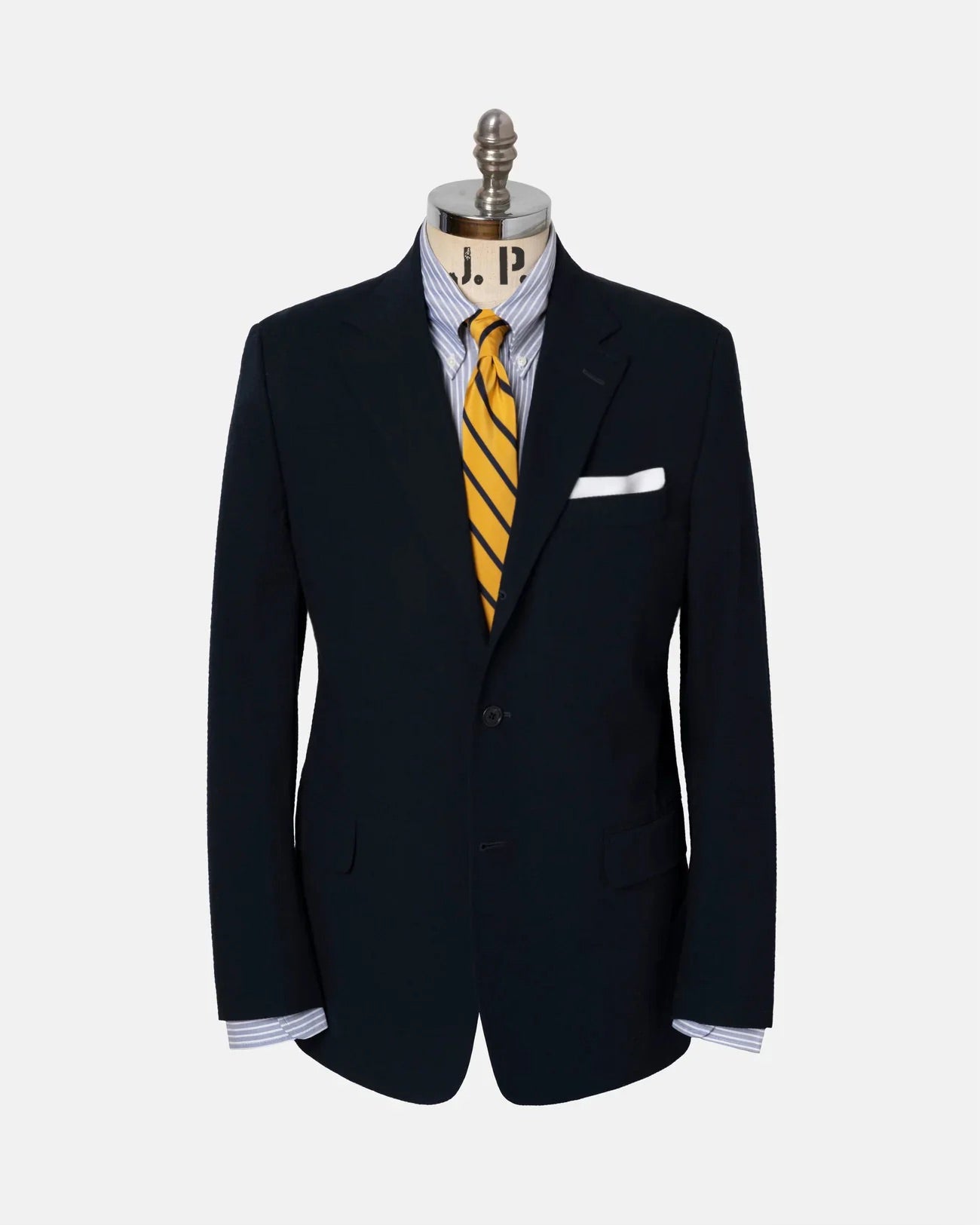Made-in-Canada Navy Seersucker Sport Coat | J.PRESS