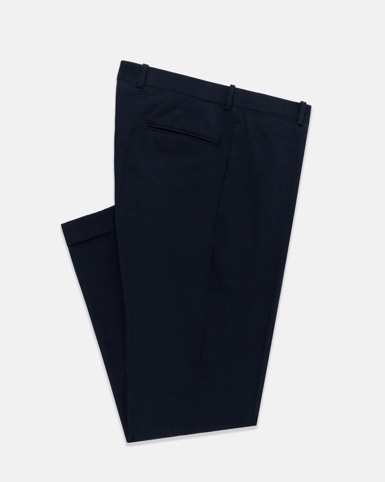 Made-in-Canada Navy Seersucker Trousers