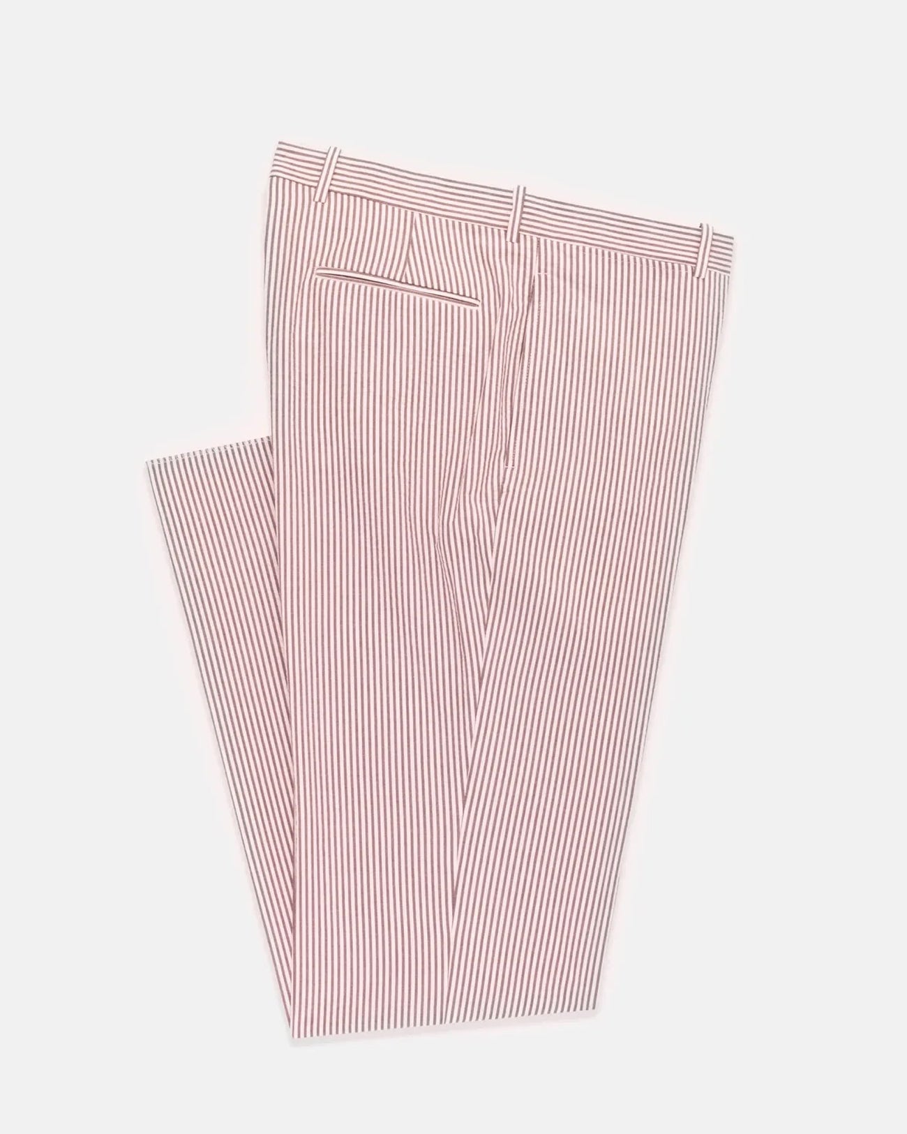 Made-in-Canada Red Stripe Seersucker Trouser