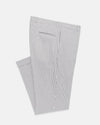 Made-in-Canada Grey Stripe Seersucker Trouser
