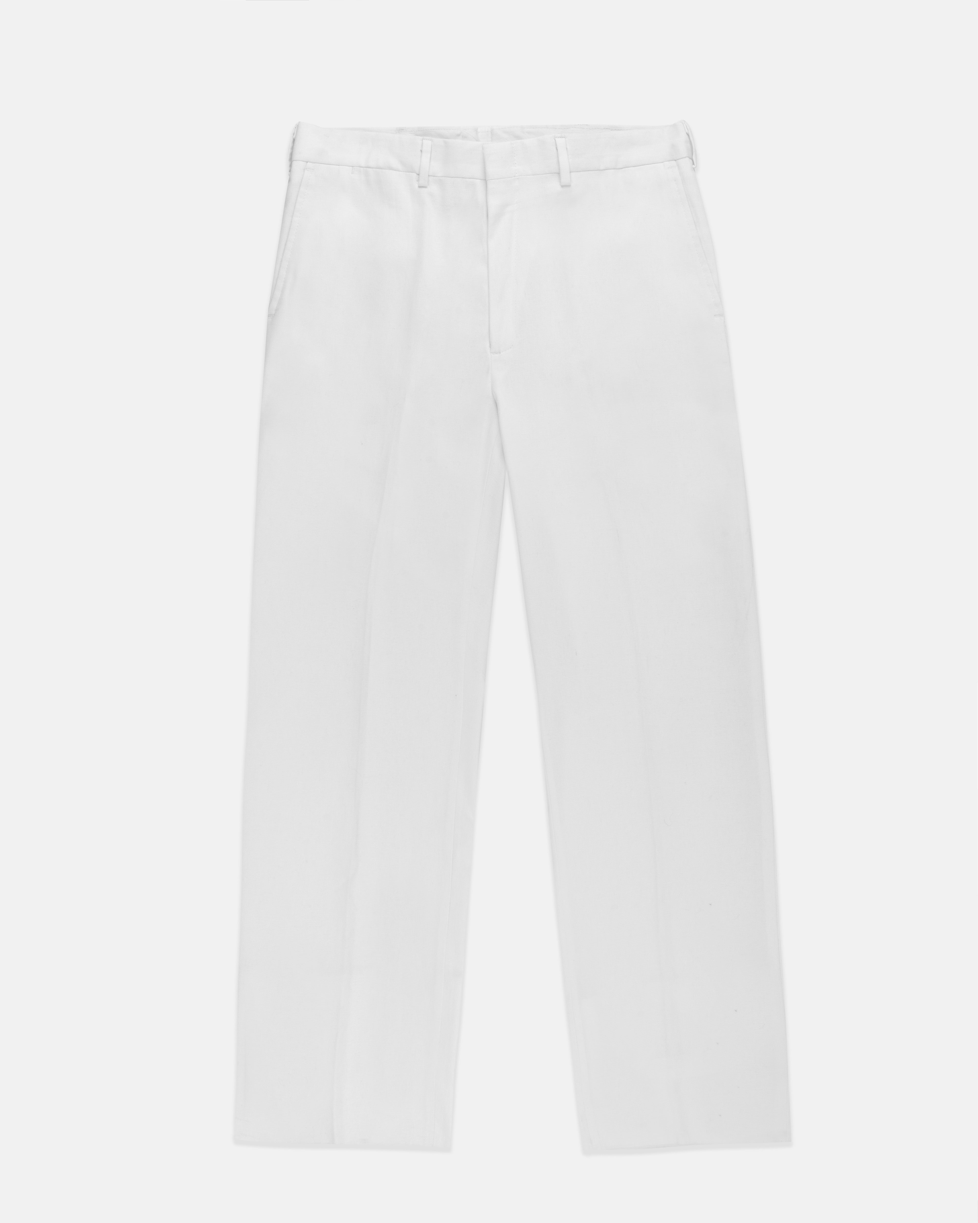 Made-in-USA White Cotton Duck Pant