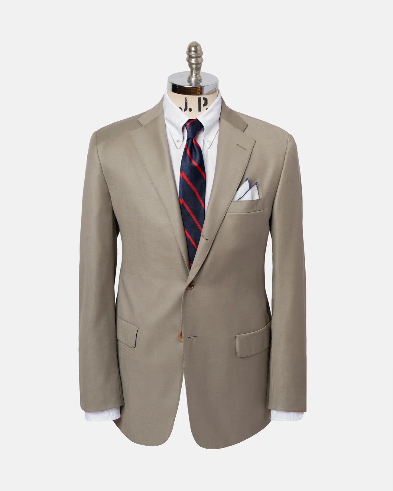 Made-in-USA Tan Super 120s Wool Suit - Custom Make | Men's Suits