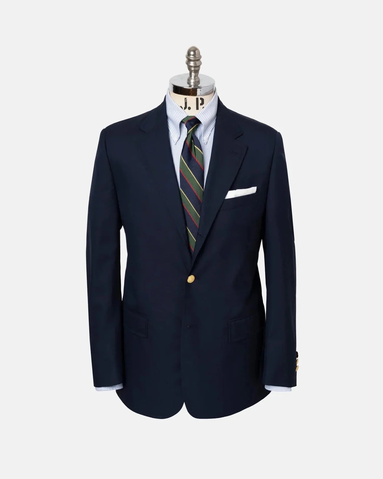 Made-in-Canada Navy Tropical Weight Wool Blazer