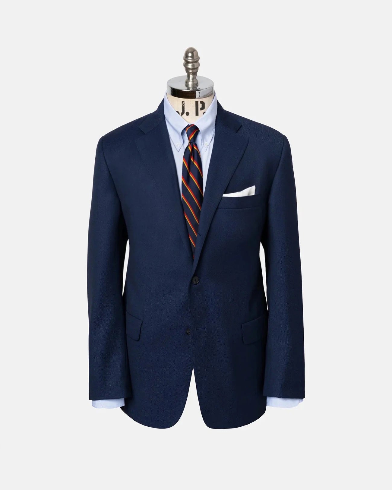 Made-in-USA Dark Blue Birdseye Suit