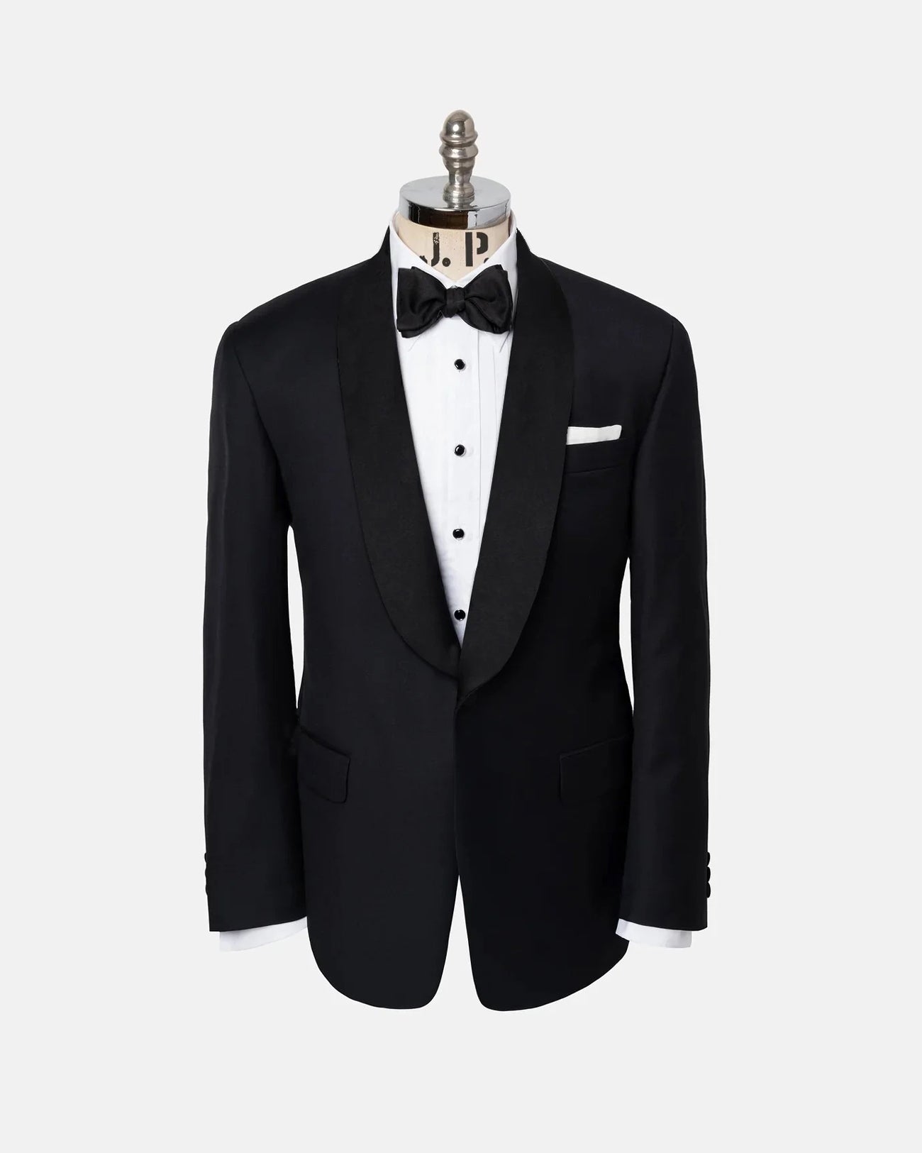 Made-in-USA Grosgrain Shawl Collar Tuxedo