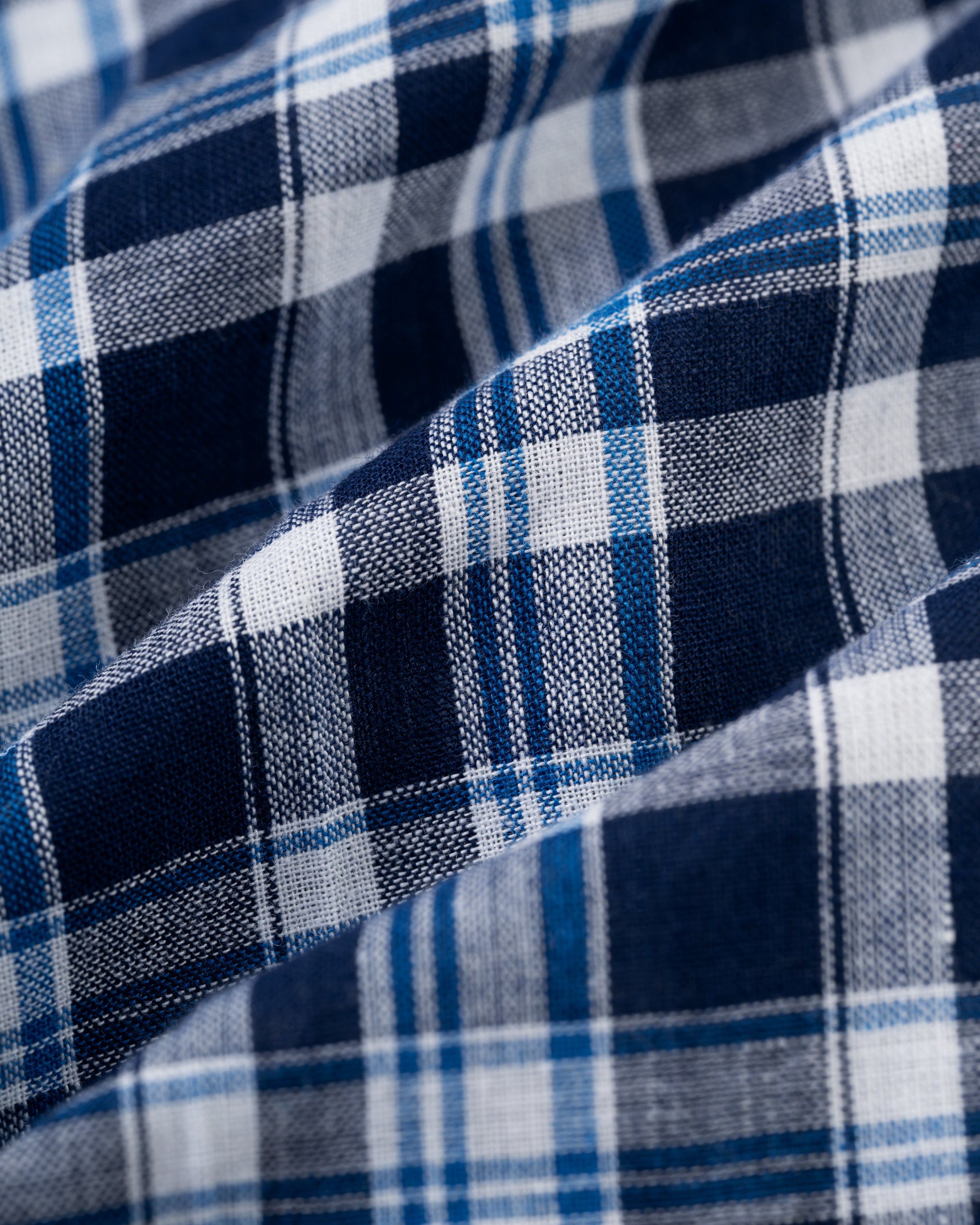 Made-in-USA Navy & White Authentic Madras Shorts