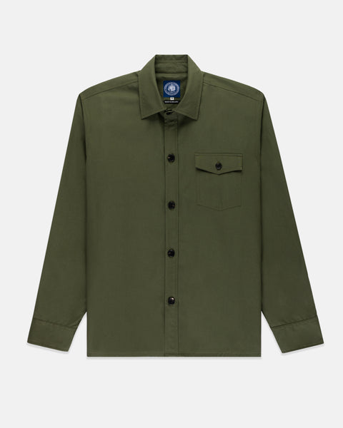 ジャケットアウター YAECA shirts jacket olive thu21