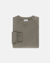 Moss Green Cotton/Linen Summer Sweatshirt