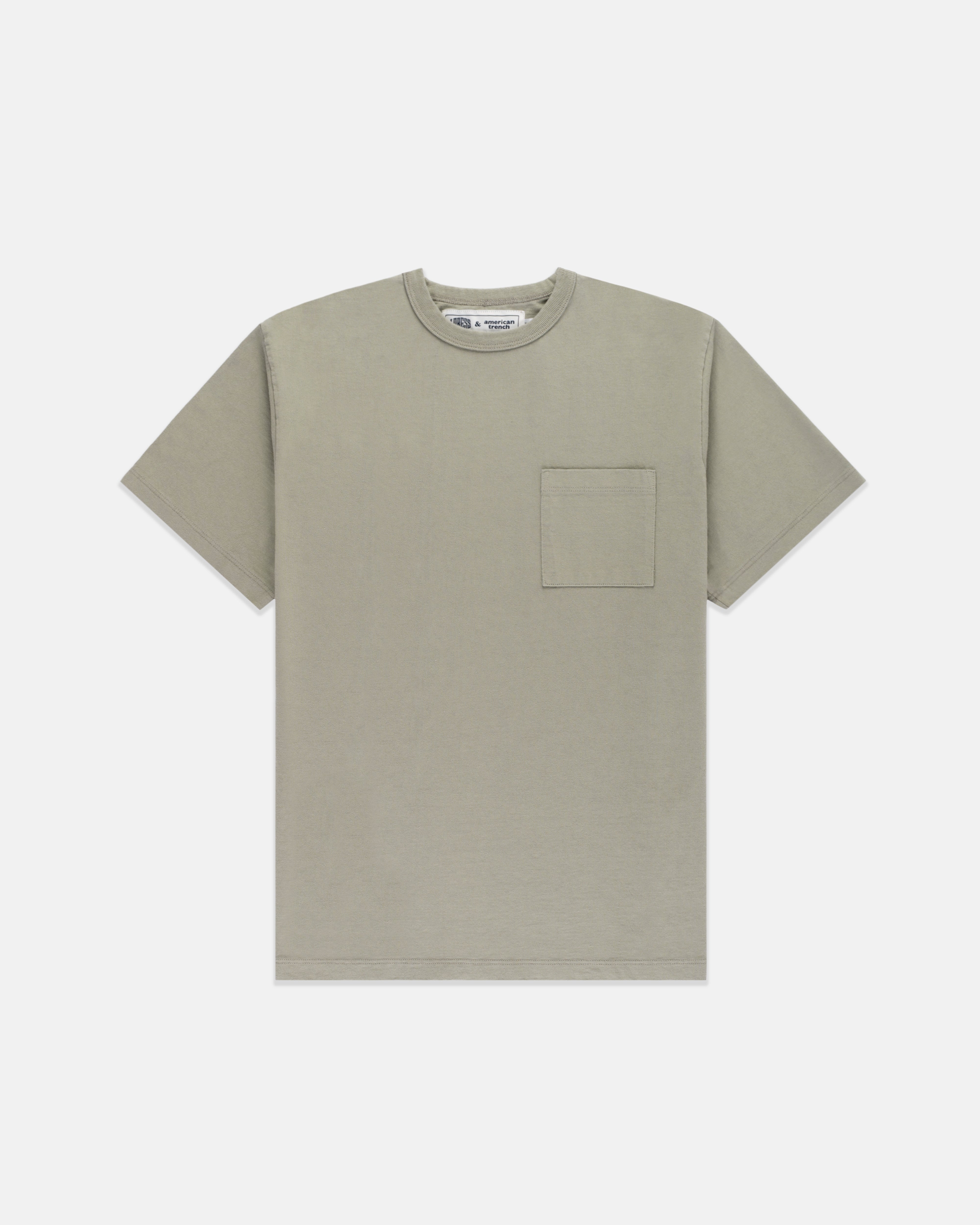 Made-in-USA Sage Pocket Tee