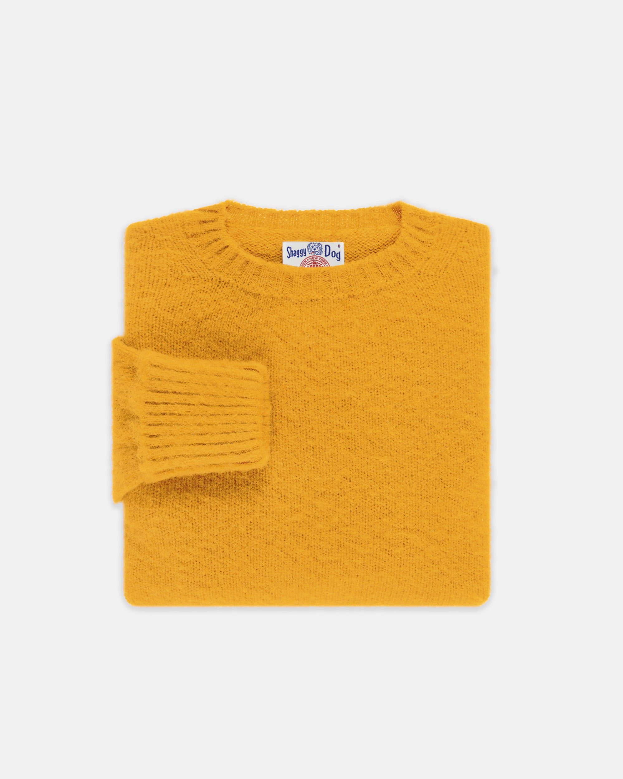 Shaggy Dog Sweater Yellow - Classic Fit | Men's Sweaters - J. Press