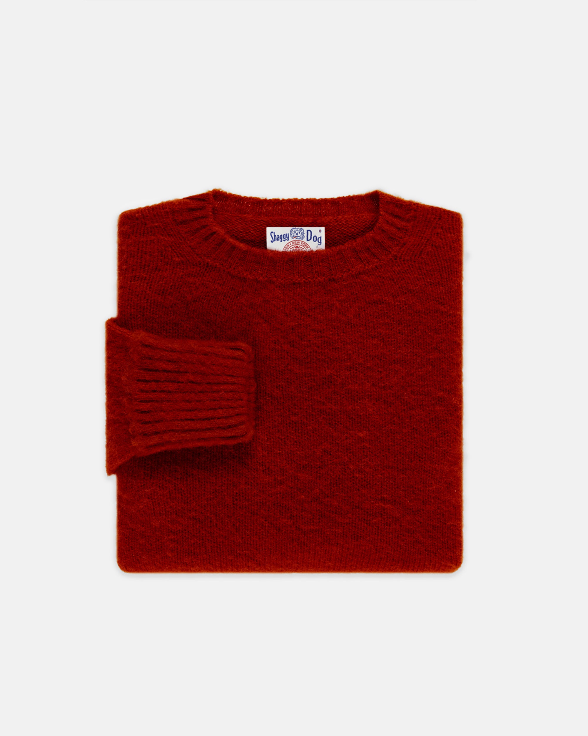 Shaggy Dog Sweater Dark Red - Classic Fit | Men's Sweaters - J. Press