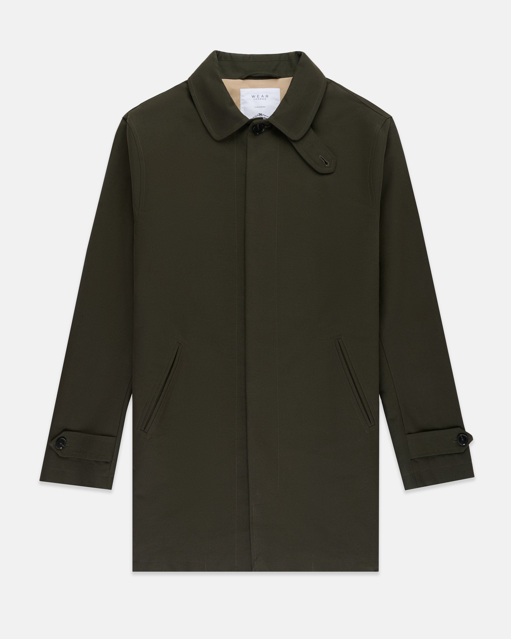 Made-in-England Olive Cotton London Mac