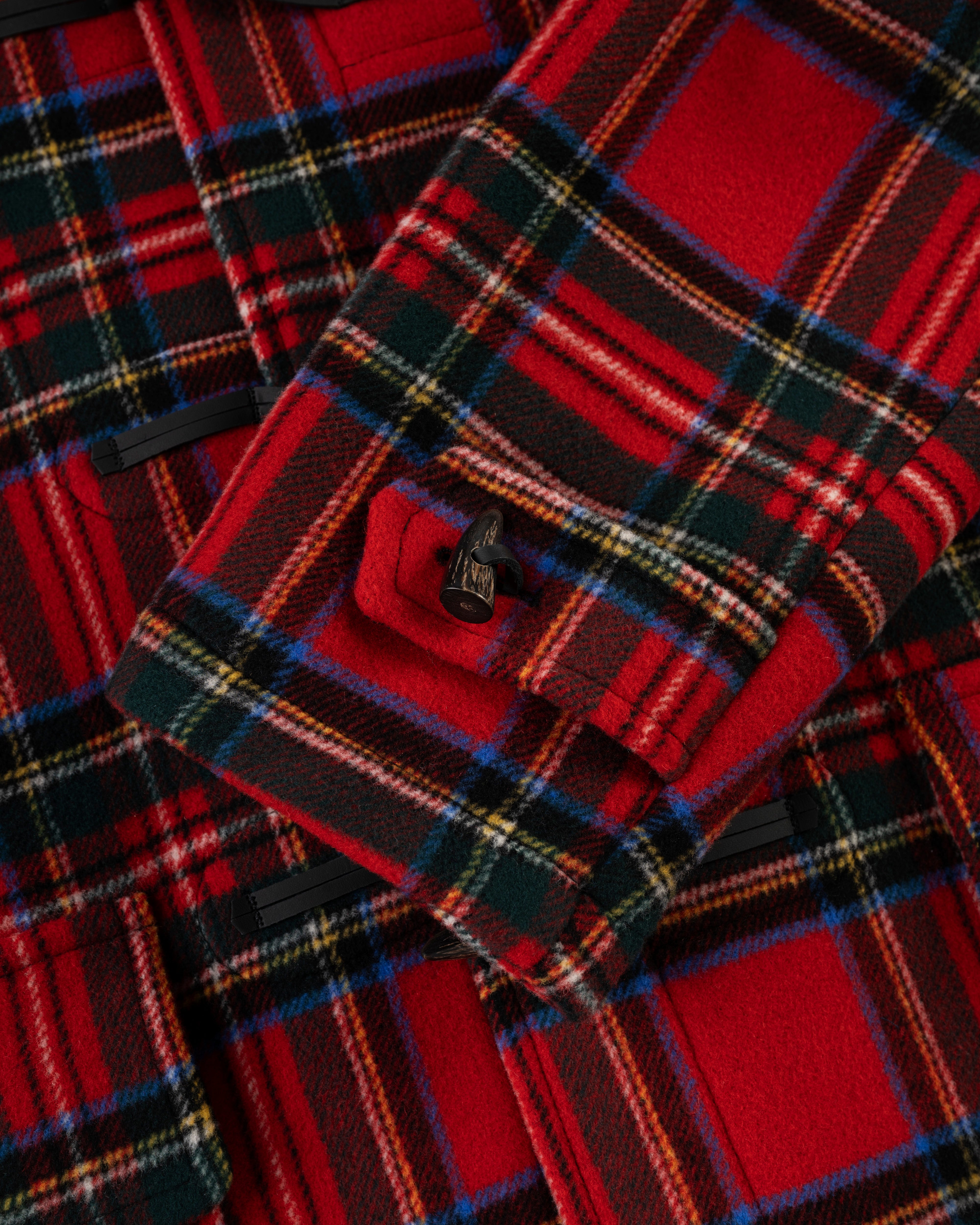 Morris Duffle Coat - Royal Stewart with Navy | J. Press