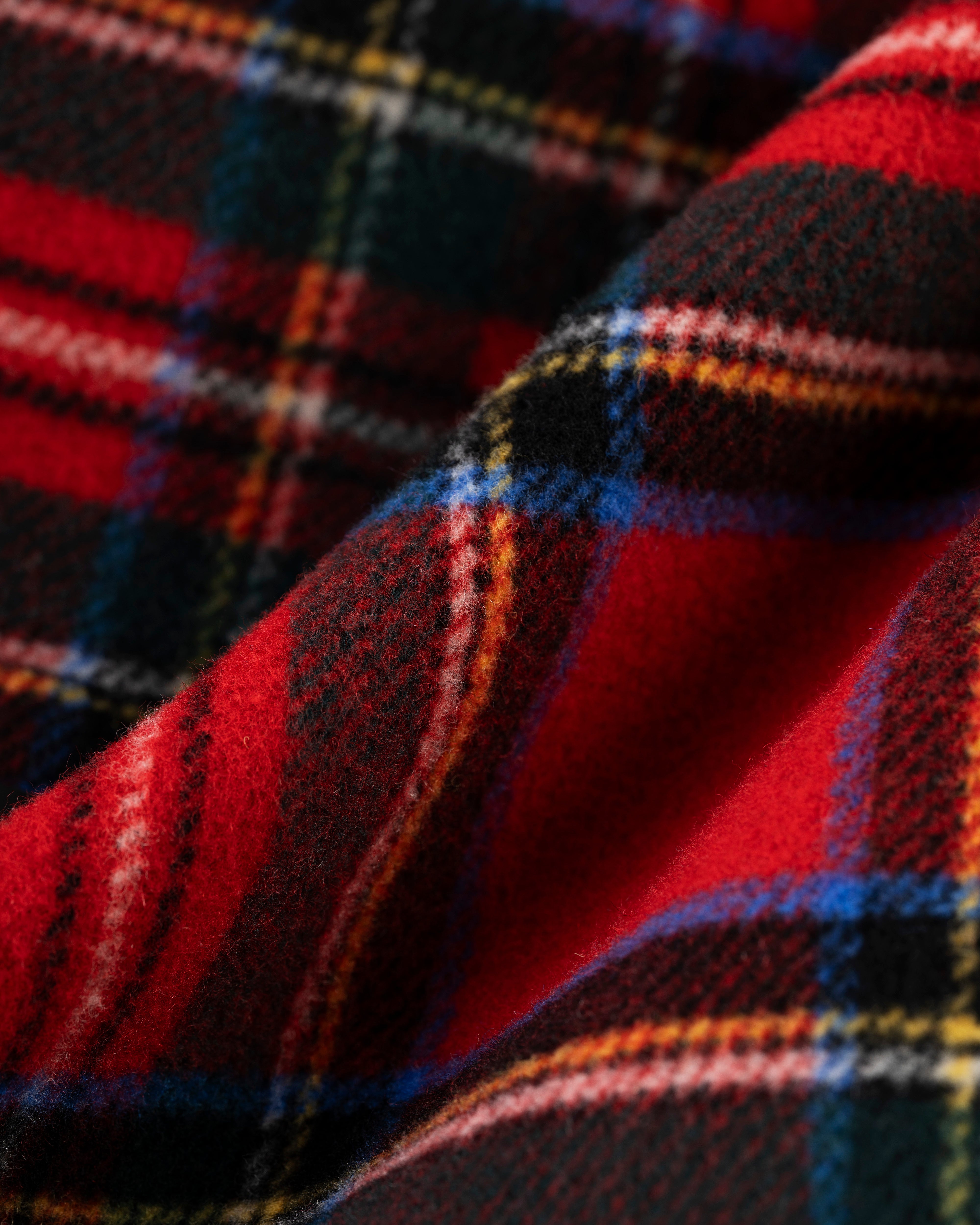Morris Duffle Coat - Royal Stewart with Navy | J. Press