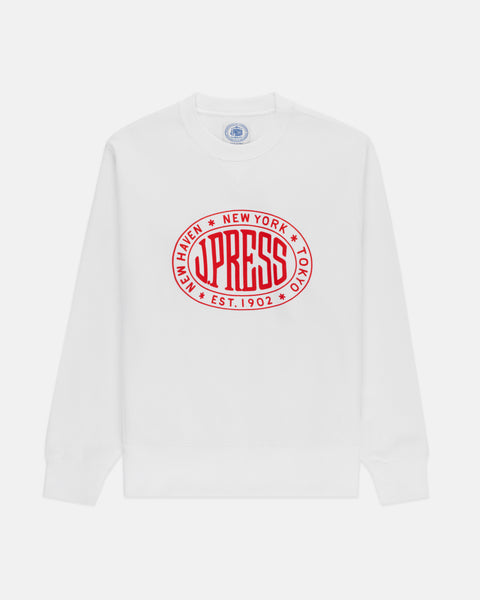 Vintage J. Press Logo Sweatshirt - Grey