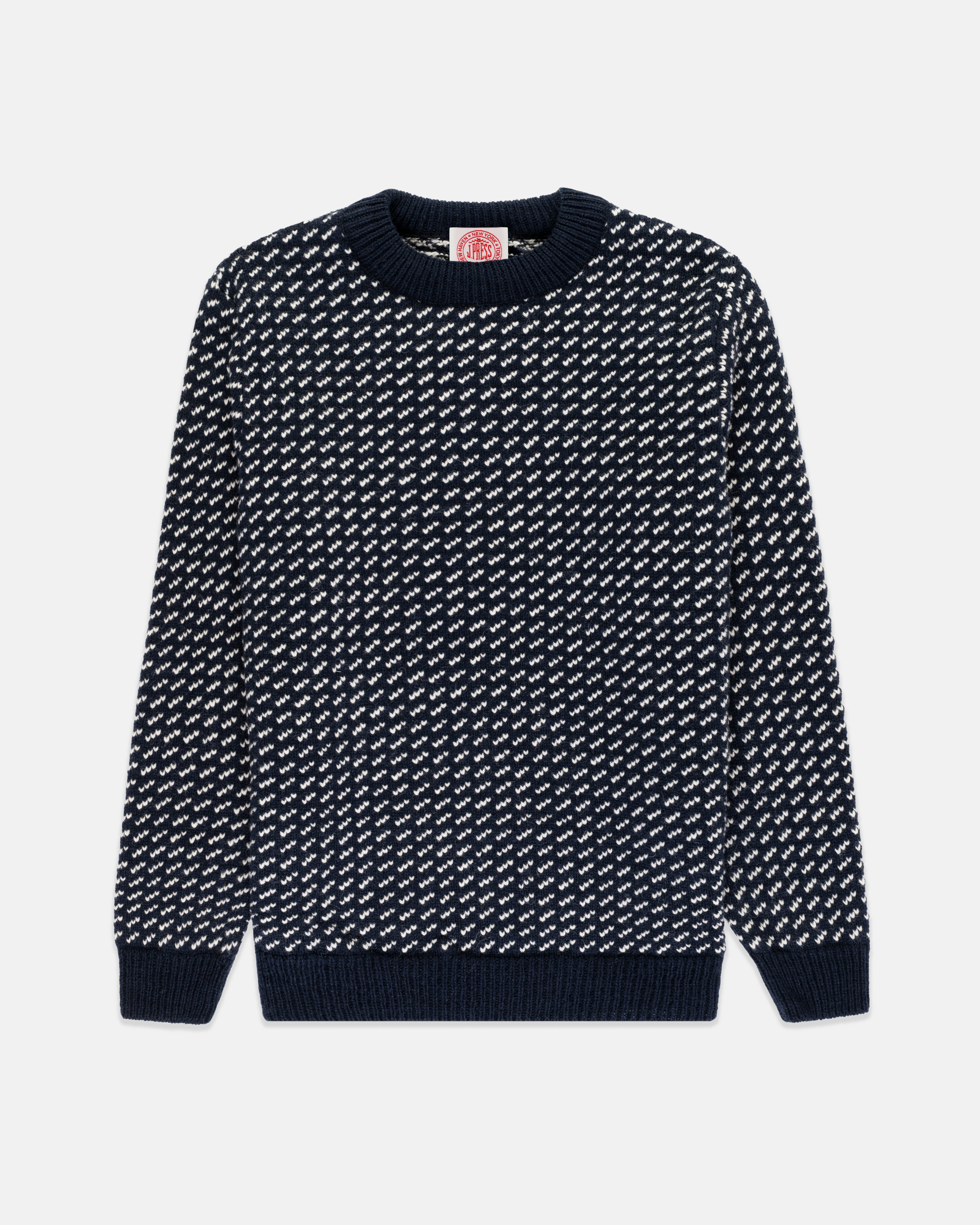 Made-in-Norway Fisherman Wool Sweater - Classic Fit