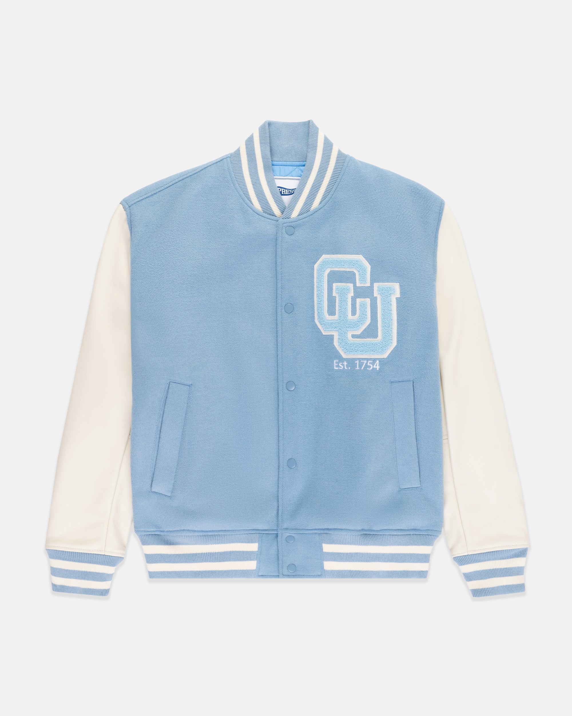 Columbia Varsity Jacket - Light Blue | J. Press