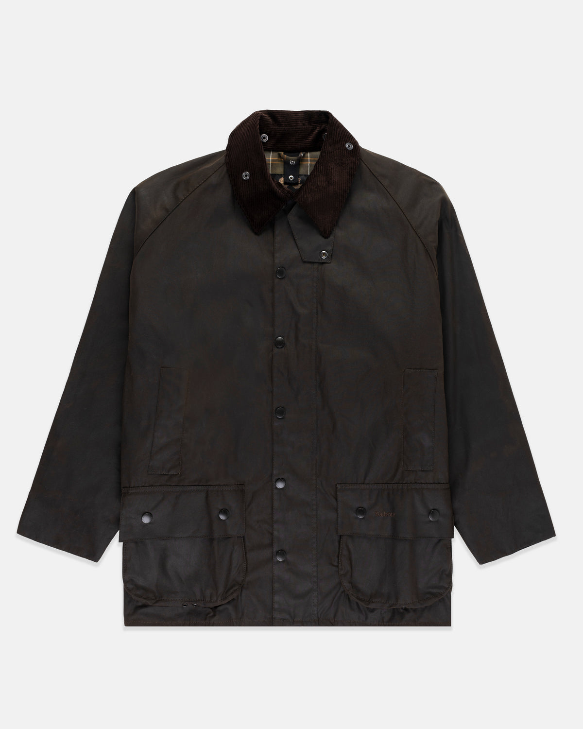 Made-in-England Barbour Olive Beaufort® Wax Jacket
