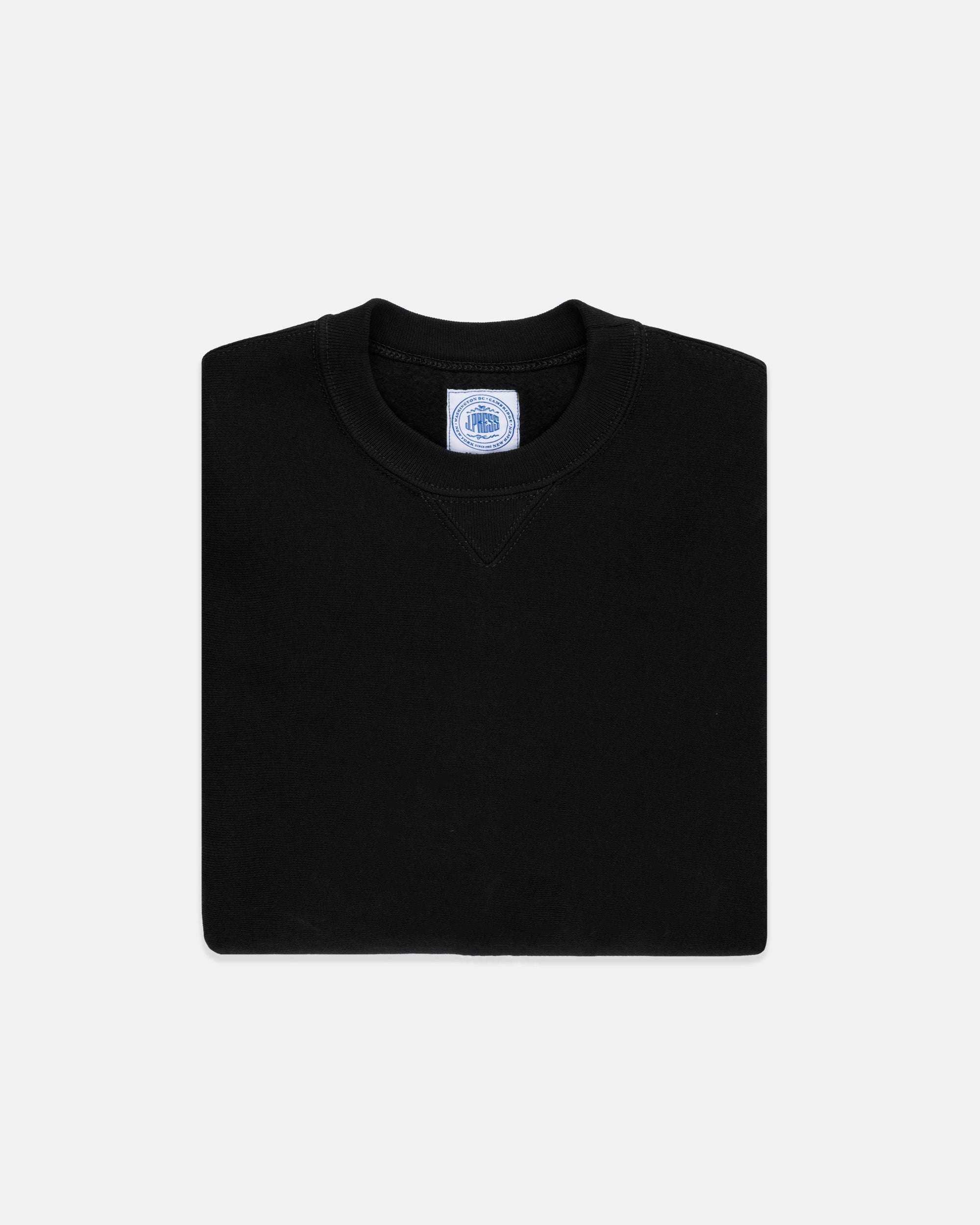 Made-in-USA Black Heavyweight Sweatshirt