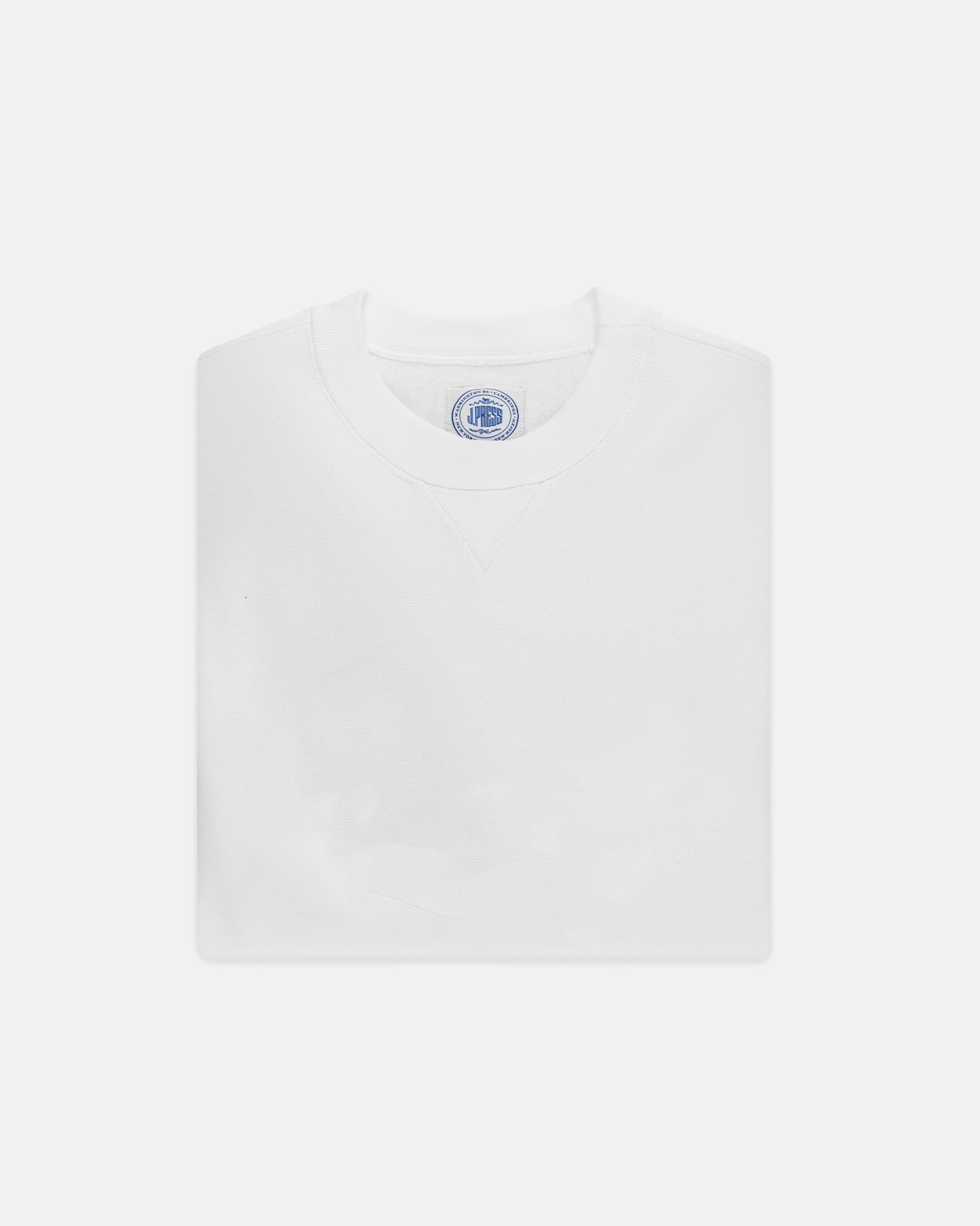 Made-in-USA White Heavyweight Sweatshirt