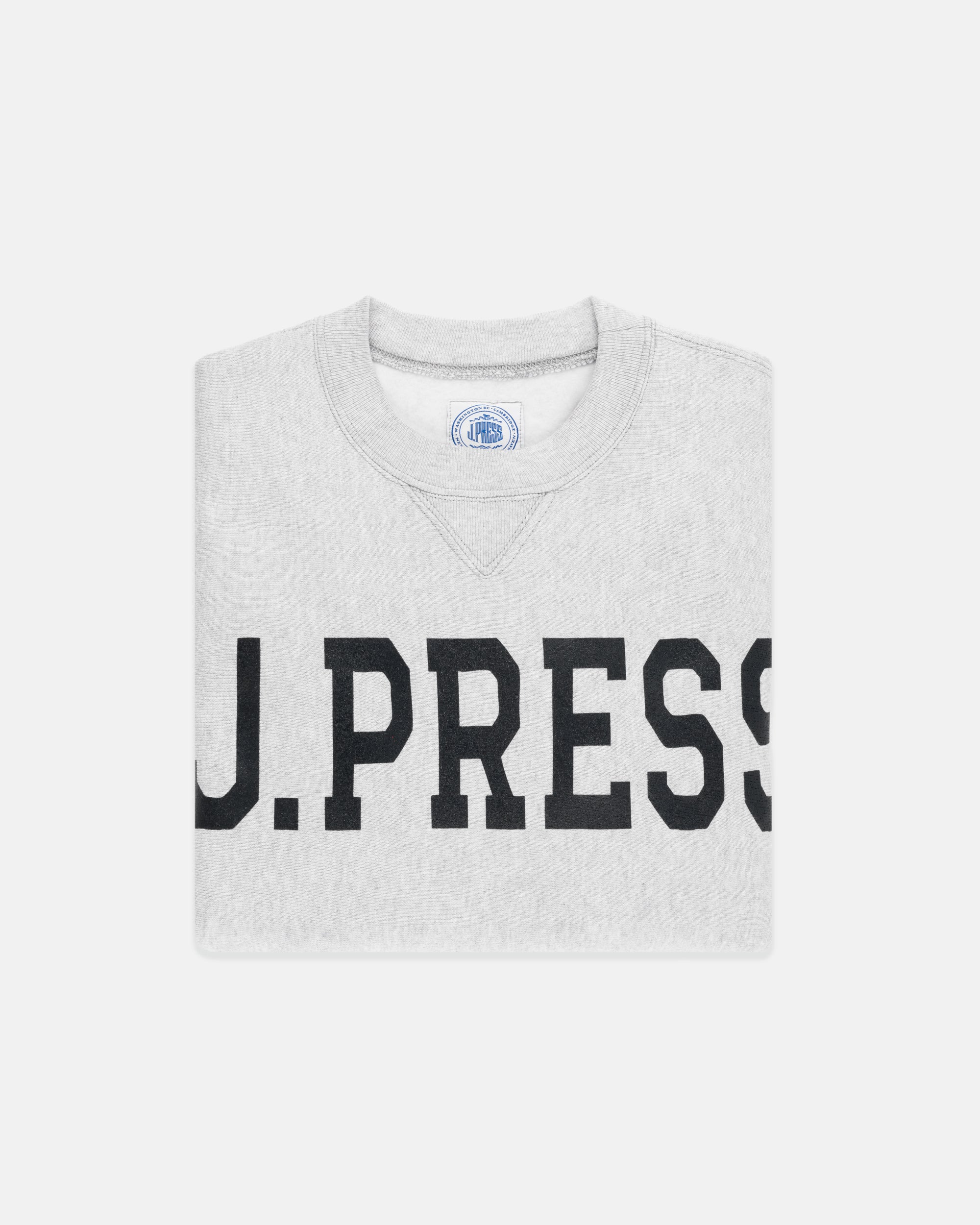 Vintage J. Press Logo Sweatshirt - Grey