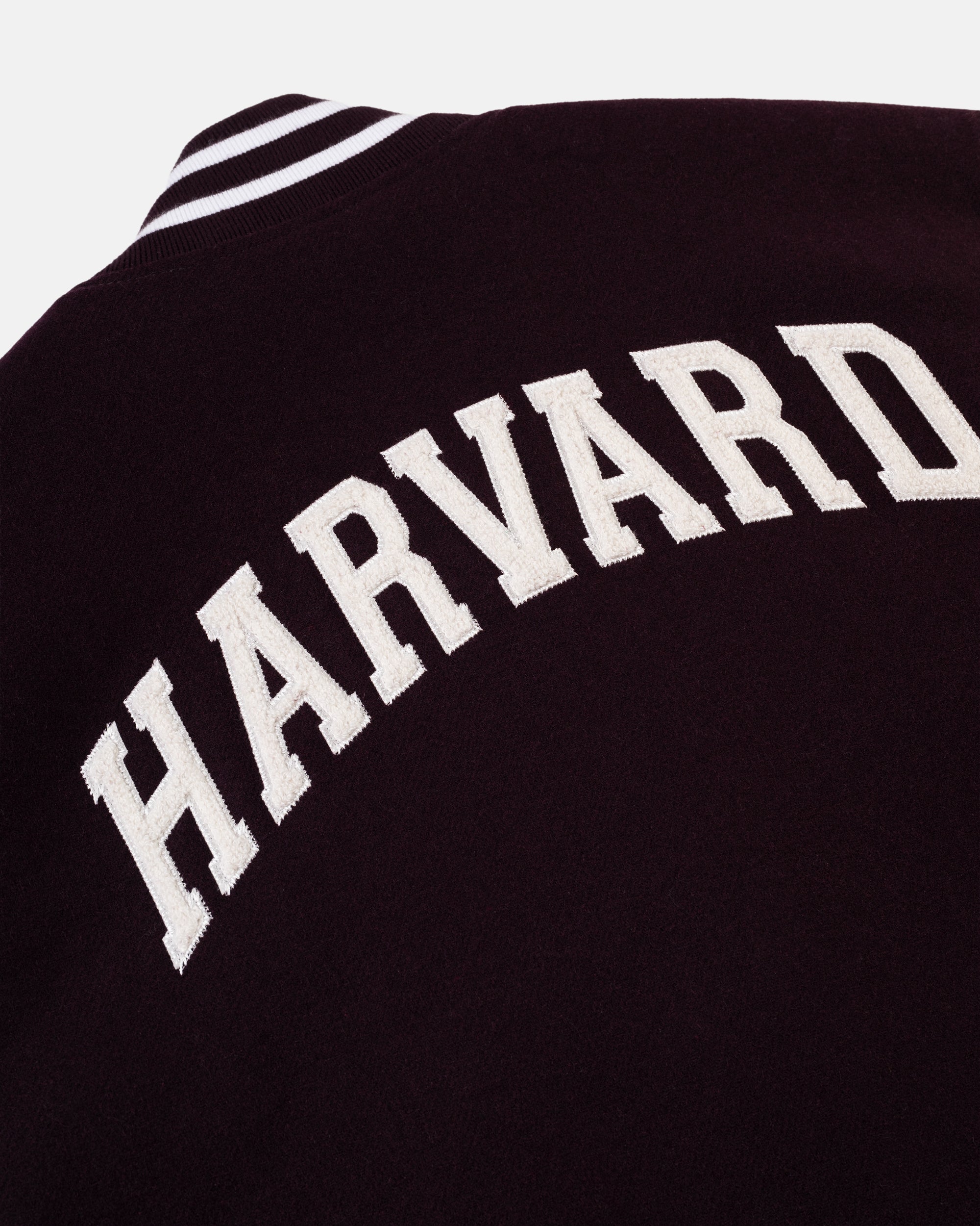 Harvard Varsity Jacket - Burgundy | Pennant Label - J. Press