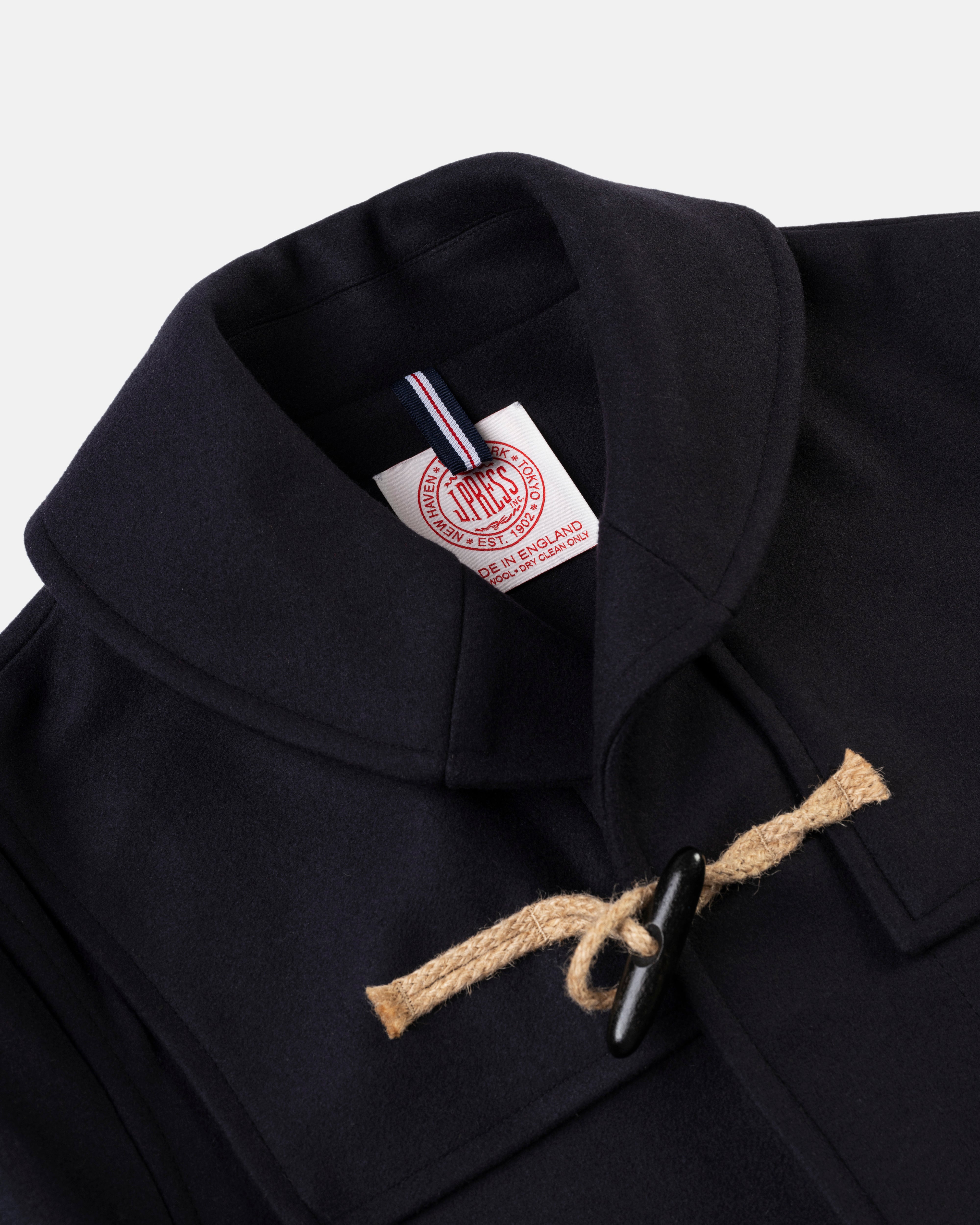 Duffle Coat in Navy/Green/Red | Men's Coats and Dress Clothes - J