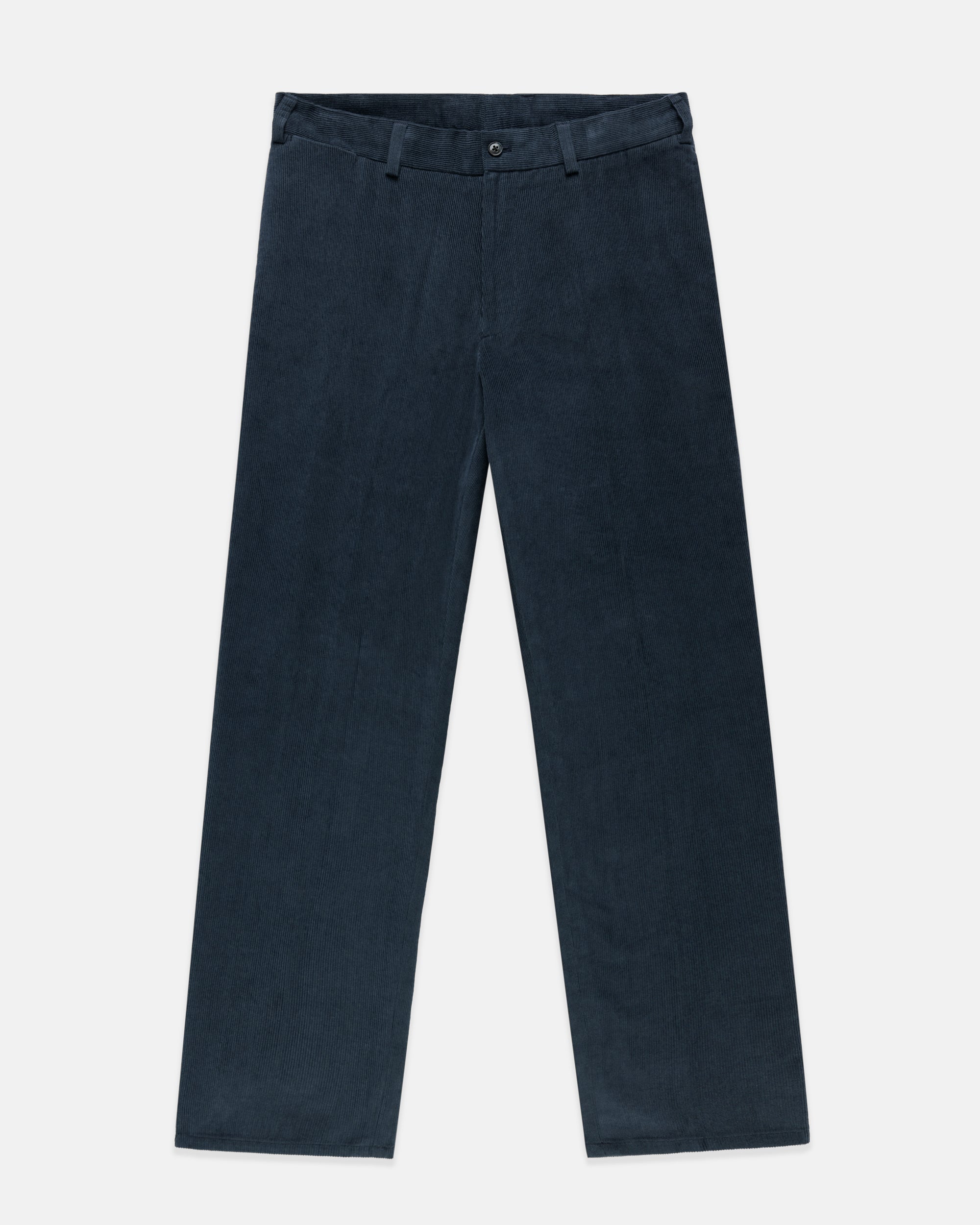Navy Narrow Wale Corduroy Trousers | Casual Pants - J. Press