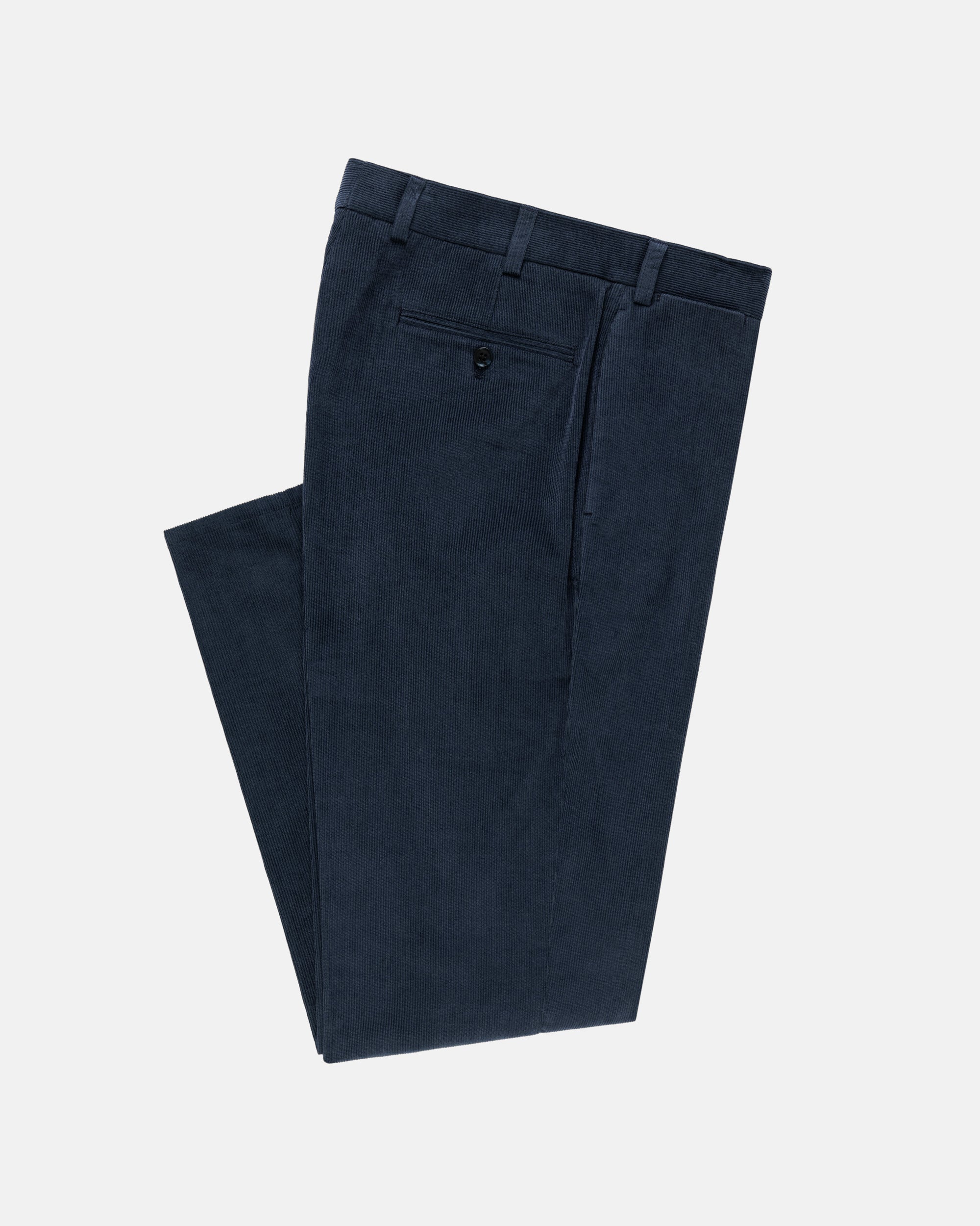 CIOTA × J.PRESS CORDUROY TROUSERS Navy Navy Narrow Wale Corduroy Trousers | Casual Pants - J. Press