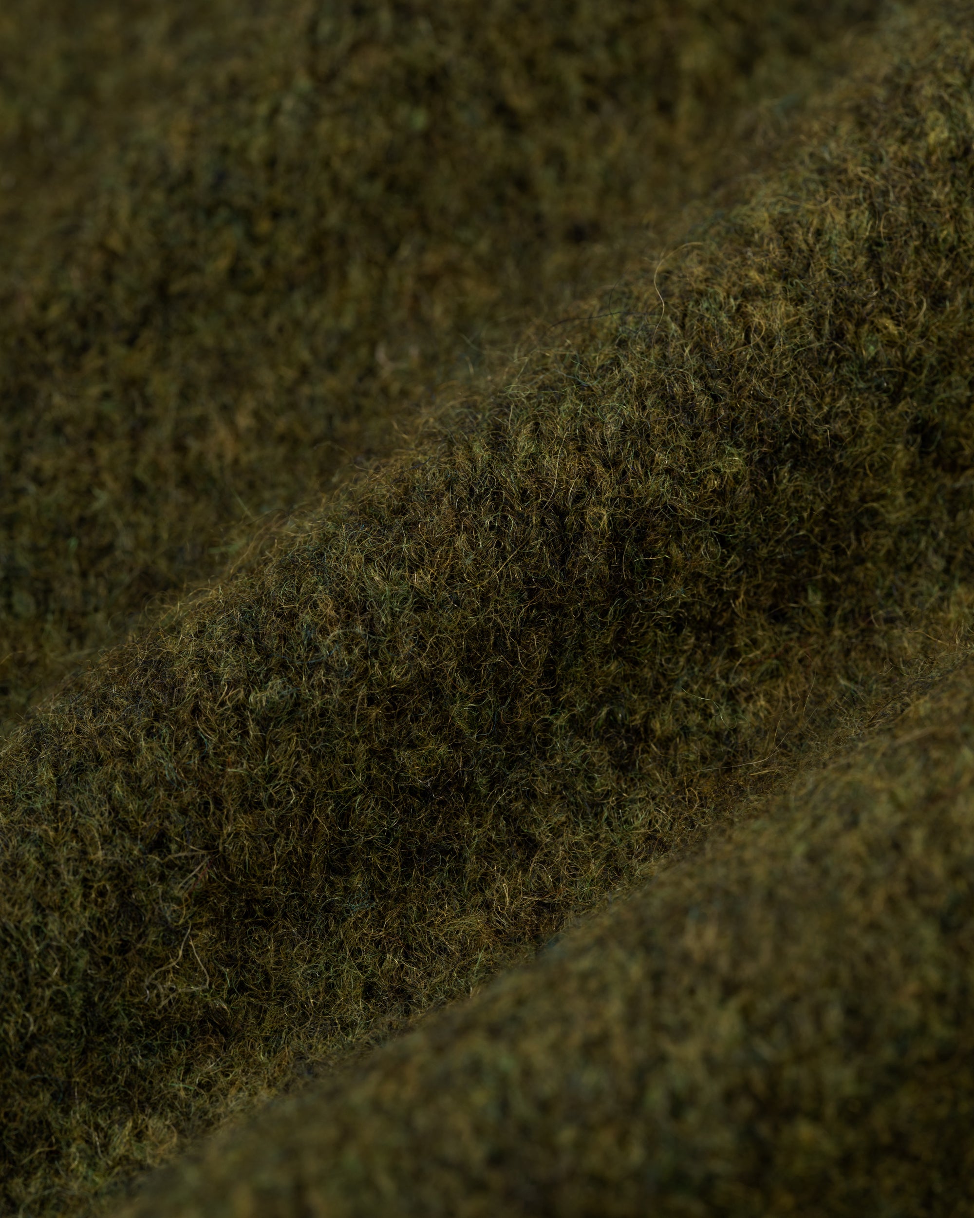 Olive Crewneck Sweater - Trim Fit