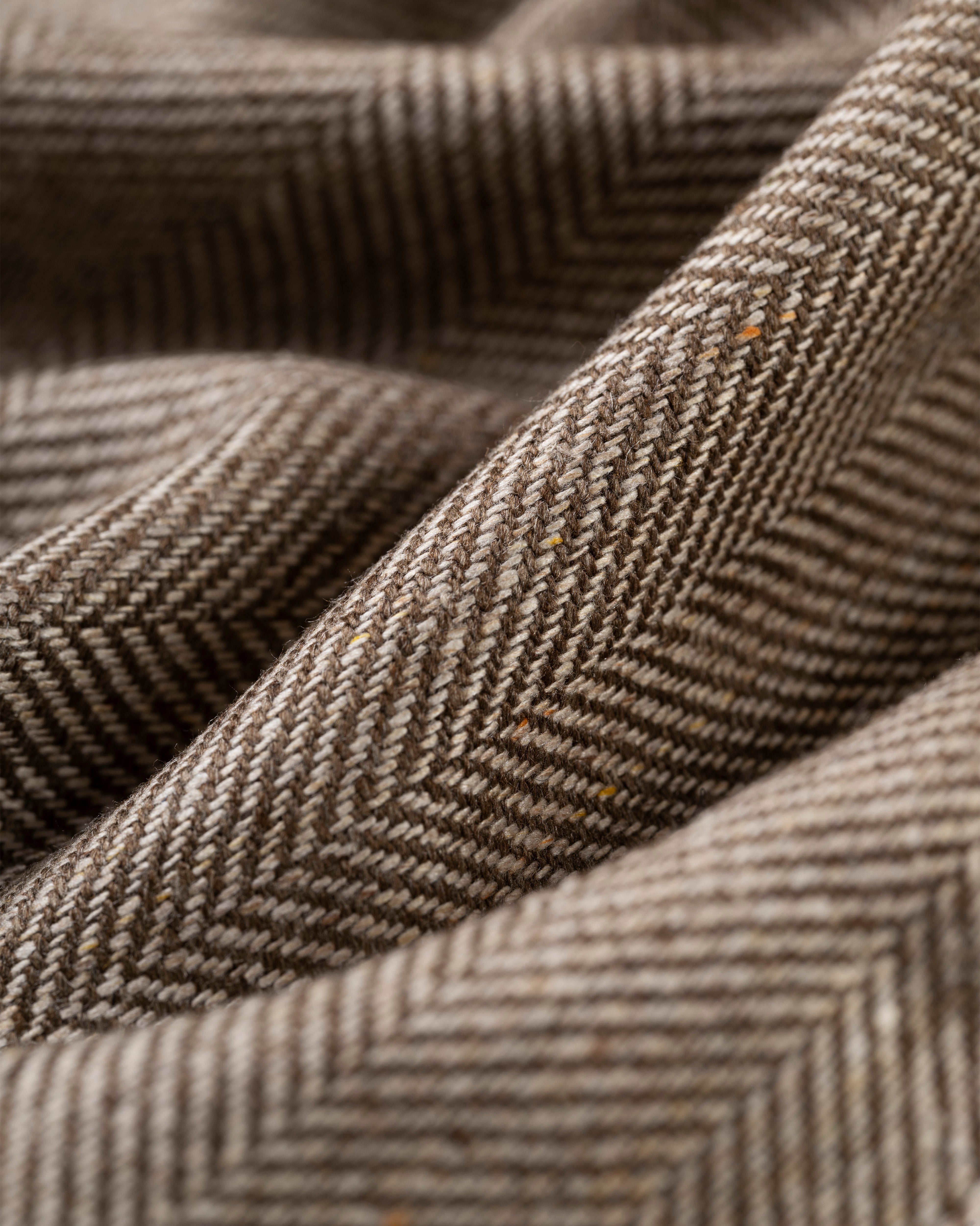 Tan Herringbone Silk Sport Coat | J. PRESS