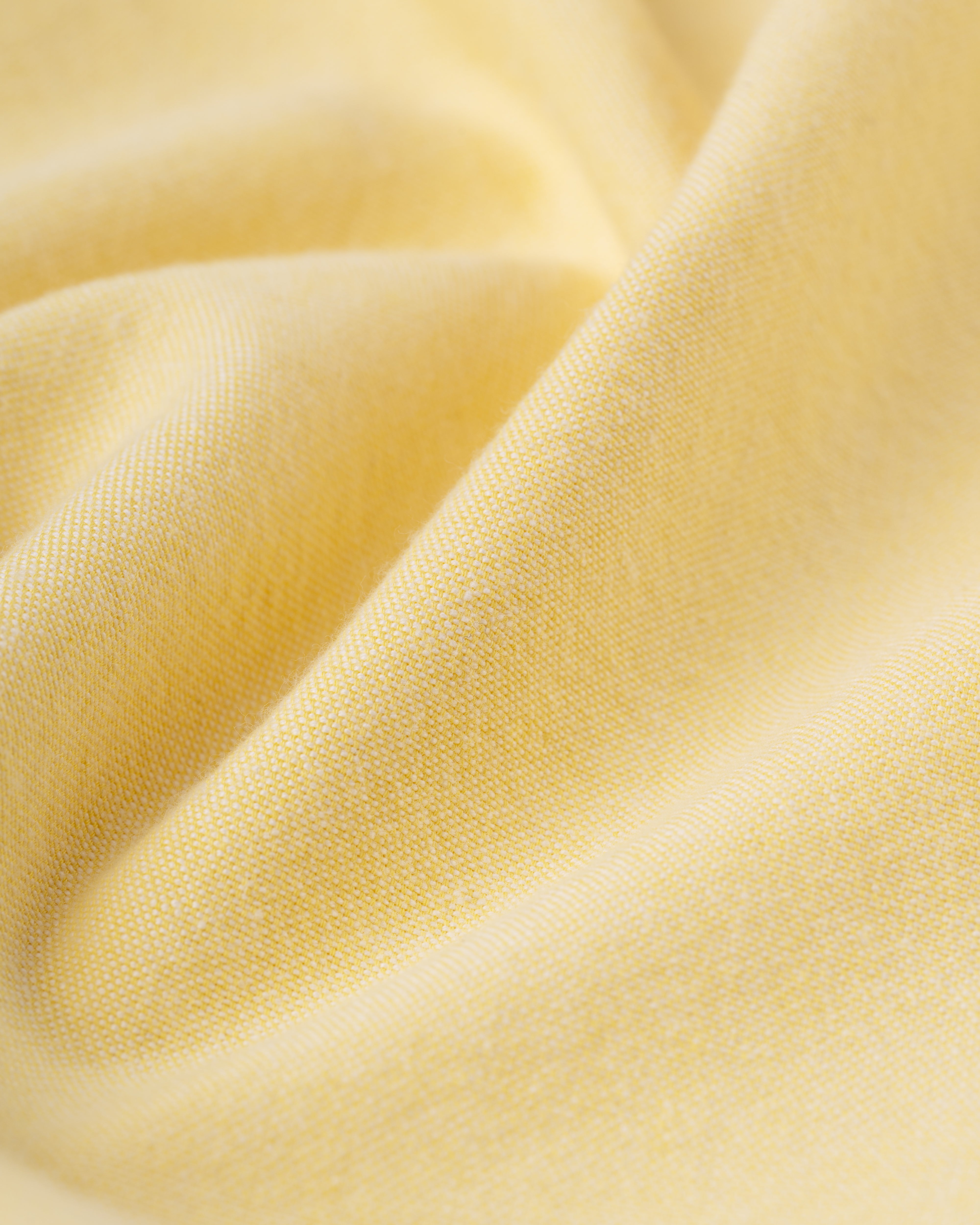 Yellow Oxford Cloth Shorts - Trim Fit