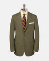 Made-in-Canada Solid Olive Cotton Poplin Suit