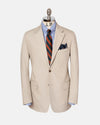 Made-in-Canada Solid Tan Cotton Poplin Suit