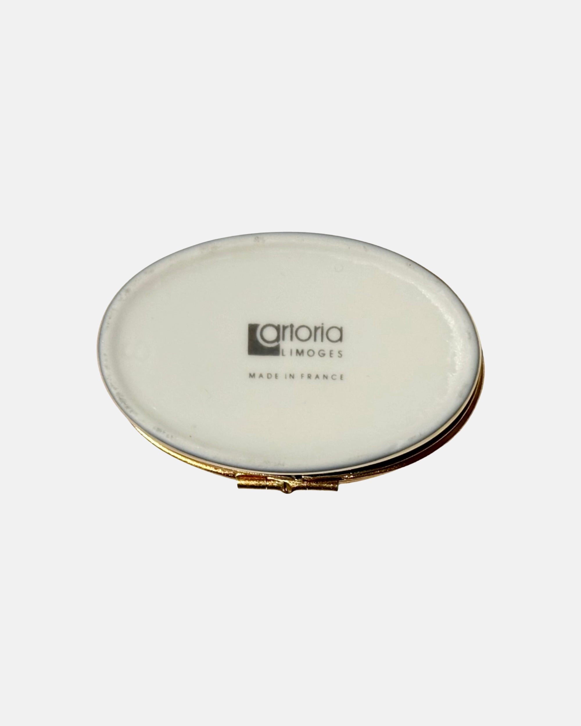 Vintage The 21 Club NYC Restaurant Cobalt Blue Limoges Porcelain Box