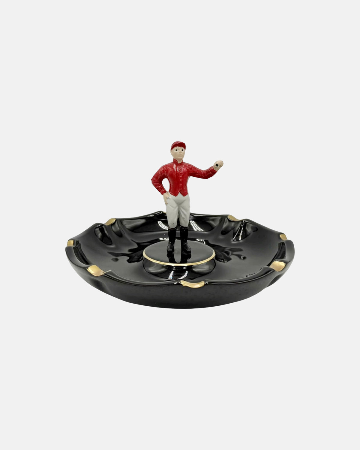 Vintage The 21 Club NYC Restaurant Standing Equestrian Jockey Ashtray