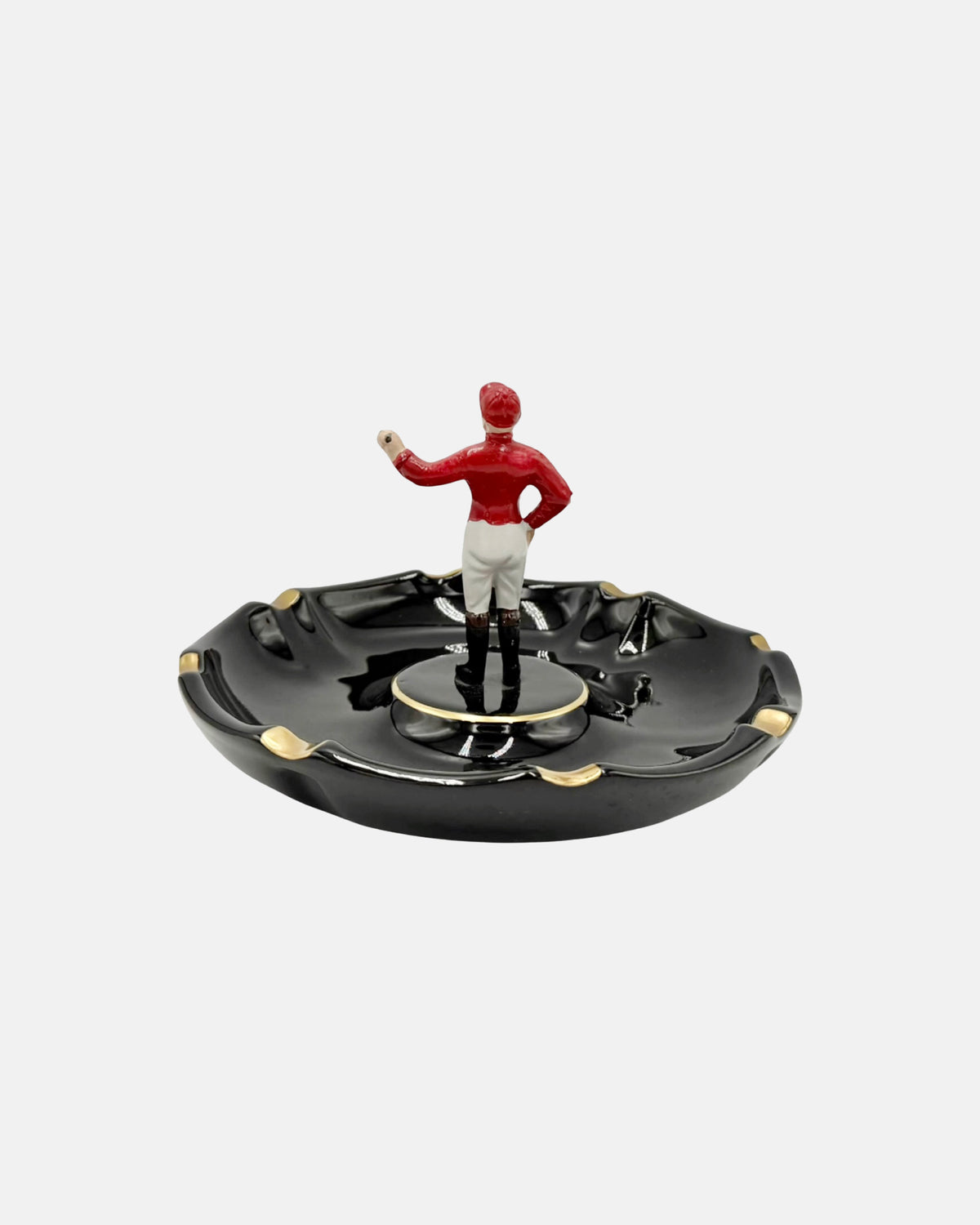 Vintage The 21 Club NYC Restaurant Standing Equestrian Jockey Ashtray