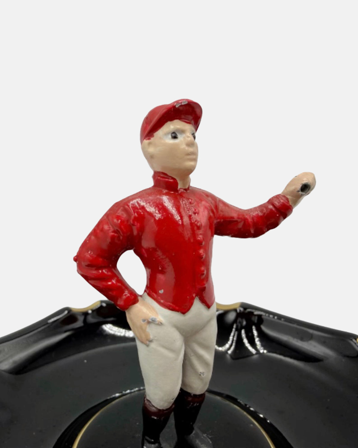 Vintage The 21 Club NYC Restaurant Standing Equestrian Jockey Ashtray